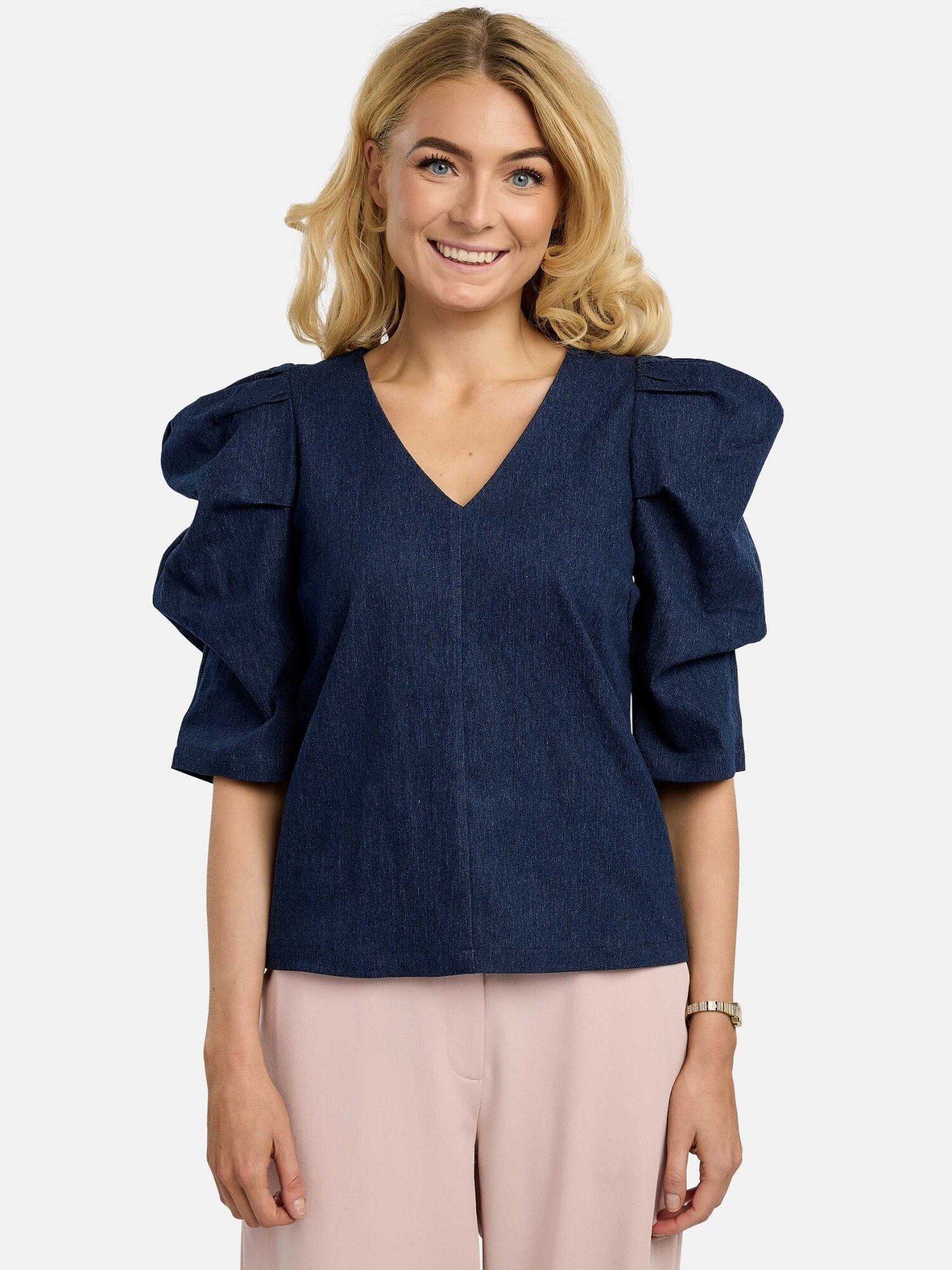 Liberte Essentiel Camiseta ' WINNIE '  azul denim