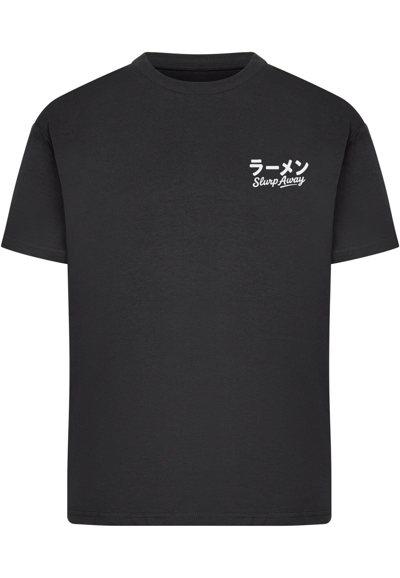 Merchcode Tričko 'Japanese Ramen'  čierna / biela