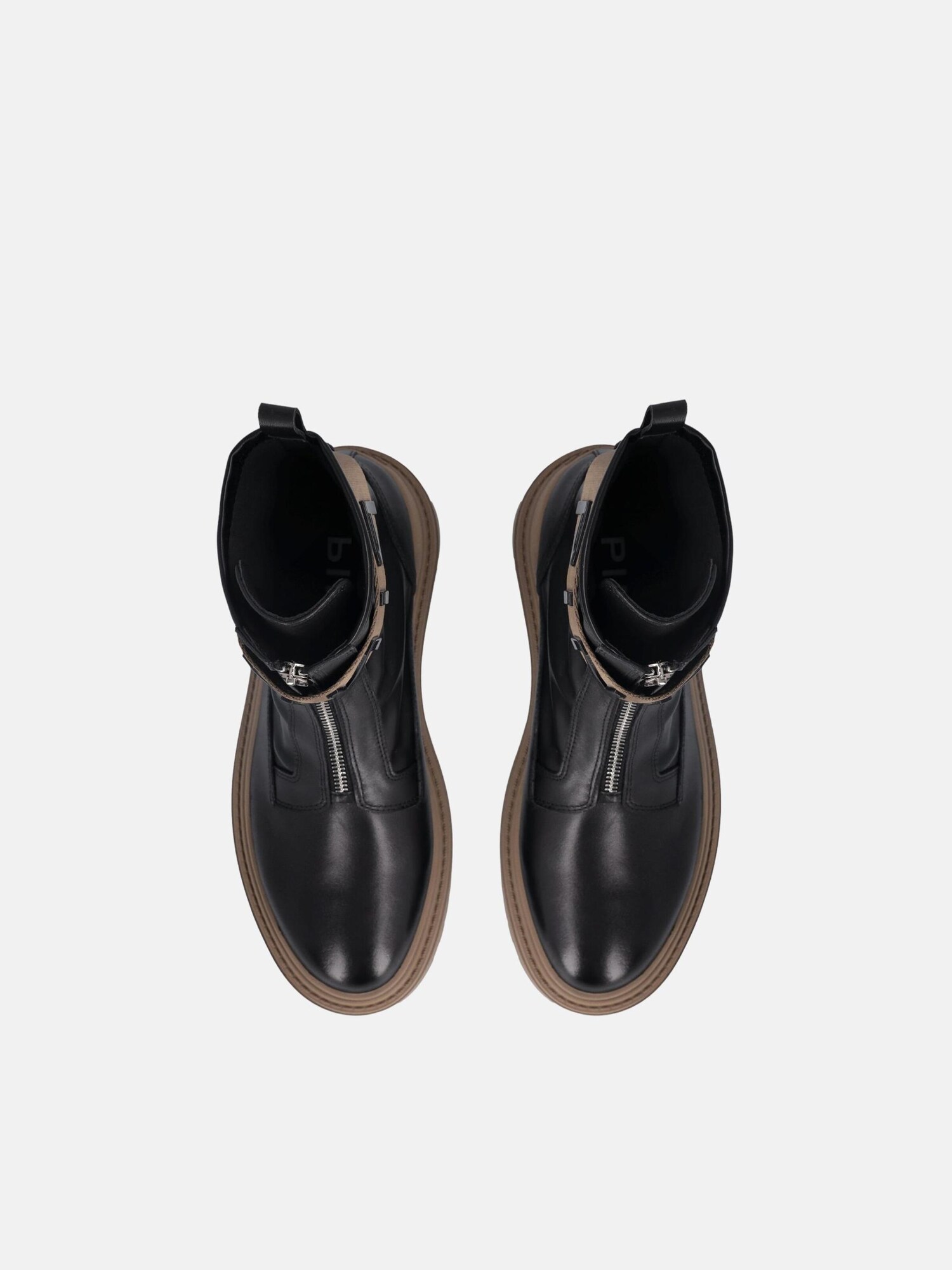 PINKO Botas 'PINKO MIA 13 ANKLE BOOT CALF LEATHER/ ST RETCH SPREADING Scarpe'  negro – imagen 4