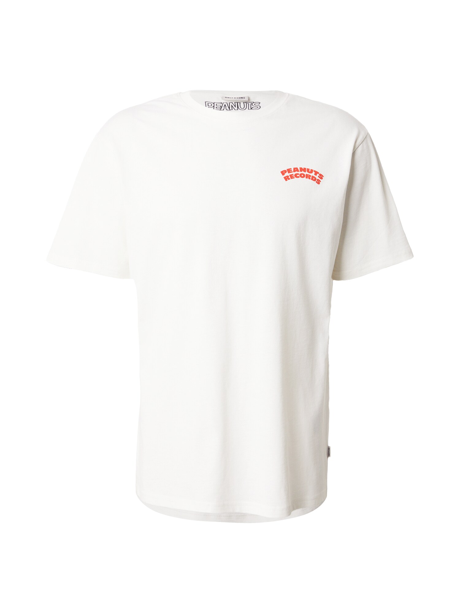 Only & Sons Tricou ONSPEANUTS sângeriu / negru / alb