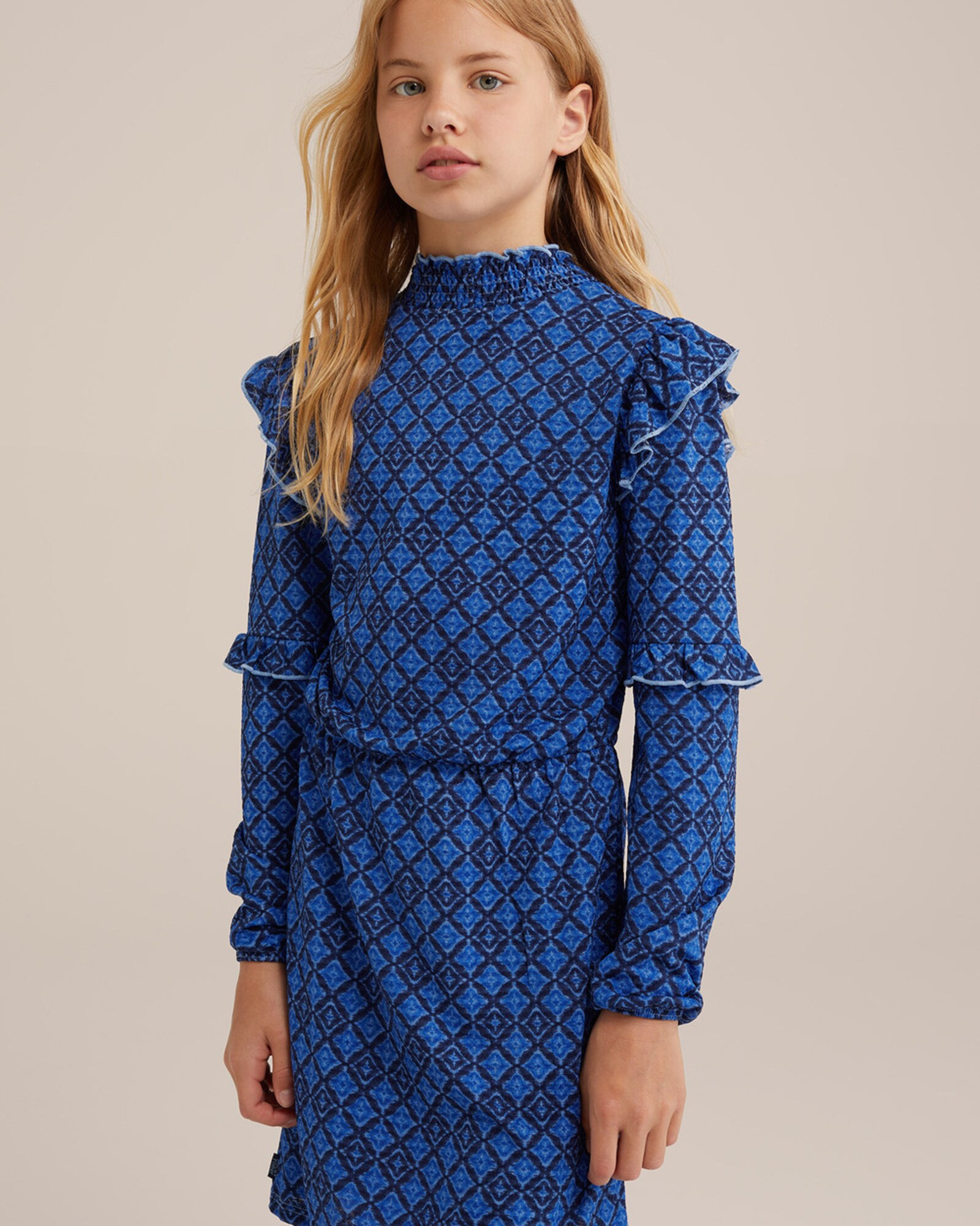 WE Fashion Šaty námornícka modrá / tmavomodrá (obrázok 5)