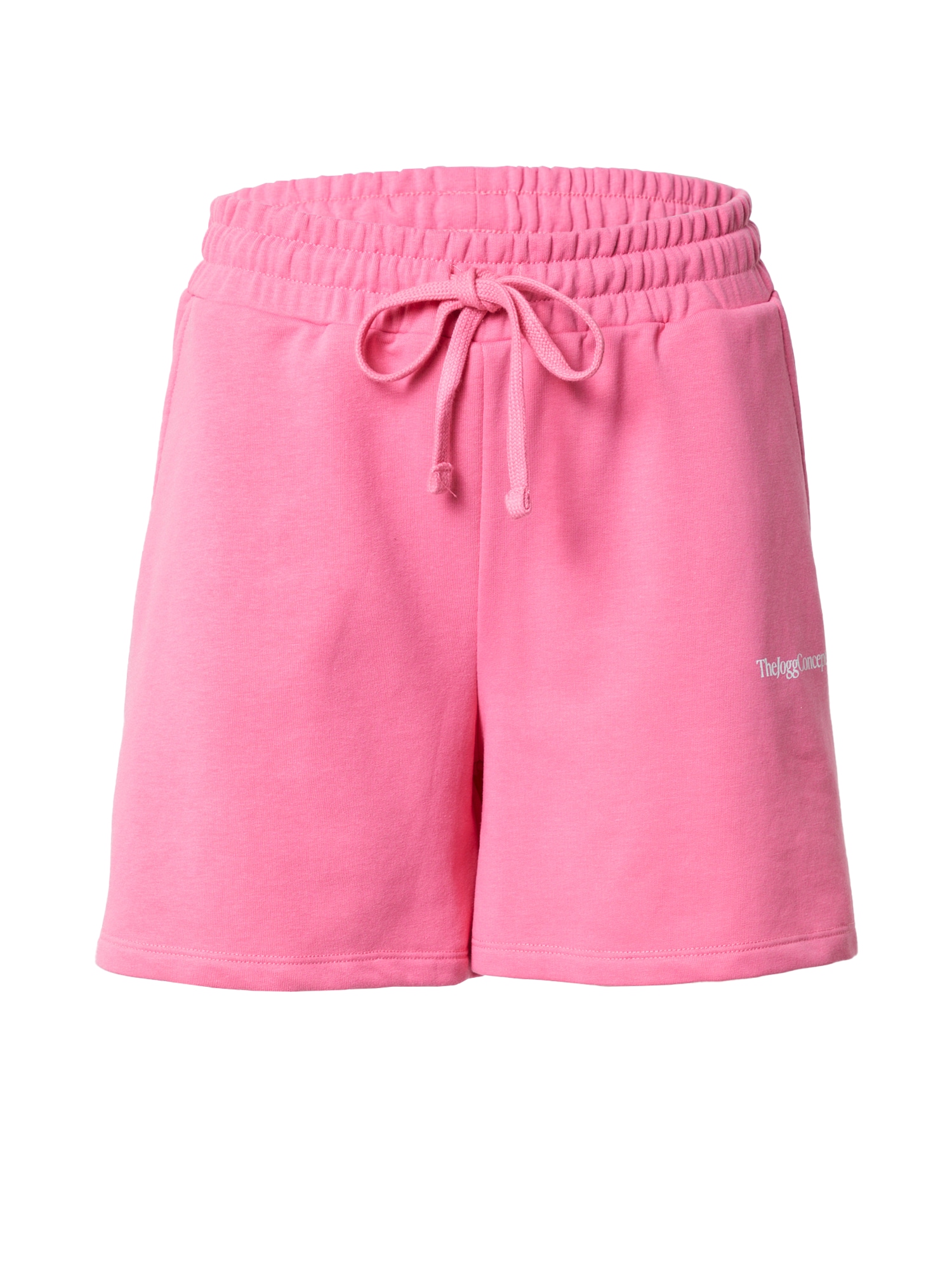 The Jogg Concept Pantaloni 'SAFINE'  roz deschis / alb
