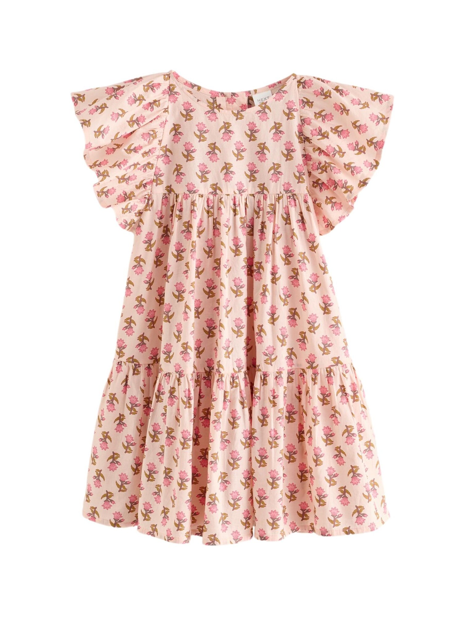 Next Rochie  gri închis / oliv / roz / roz deschis