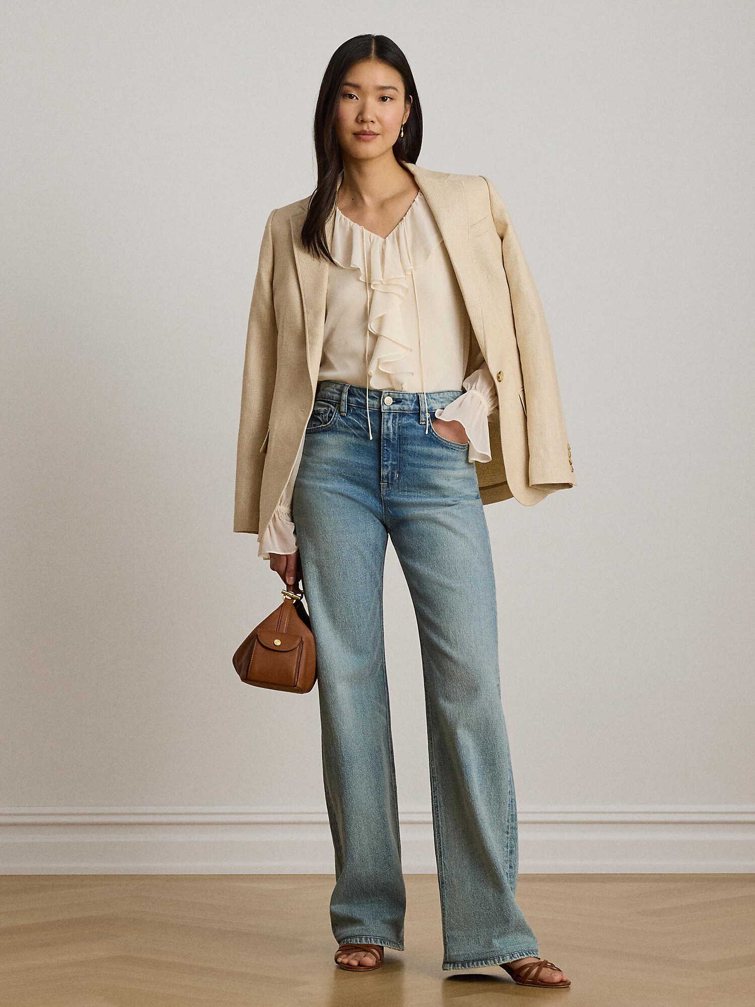 Lauren Ralph Lauren Blusa  chamois – imagen 4