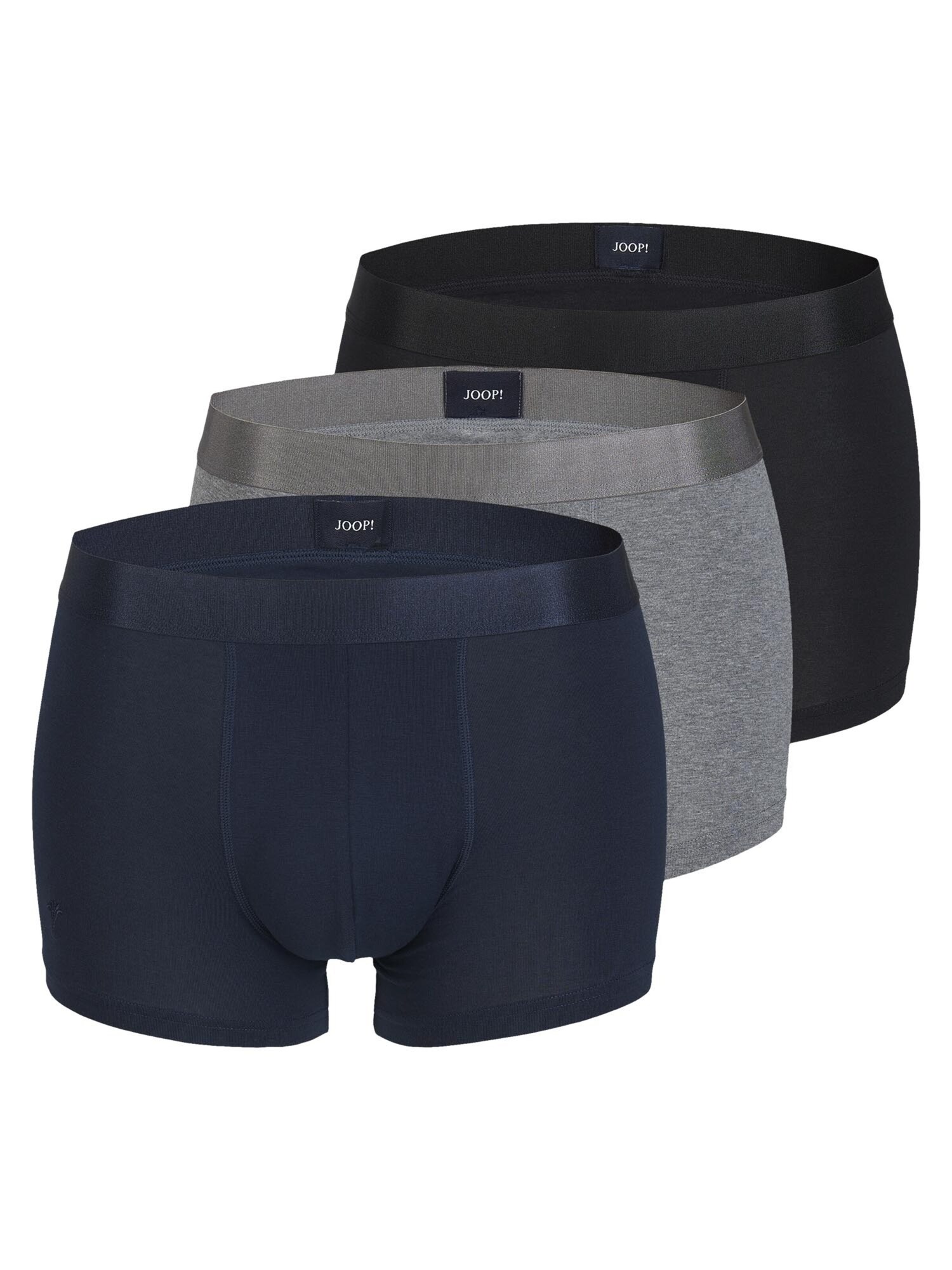 Joop! Boxershorts Navy / Grijs Gemêleerd / Zwart