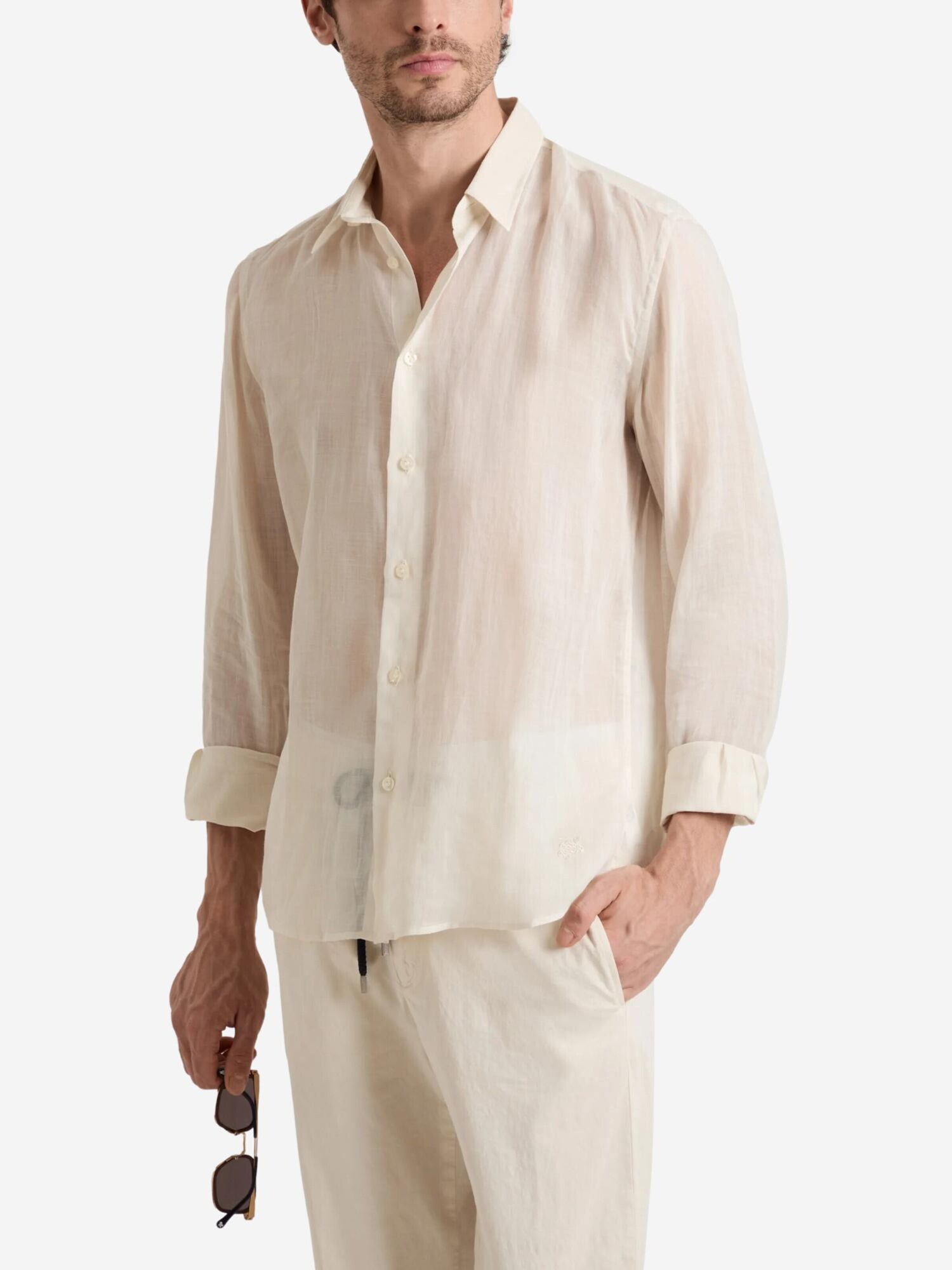 Vilebrequin Camisa beige – imagen 3