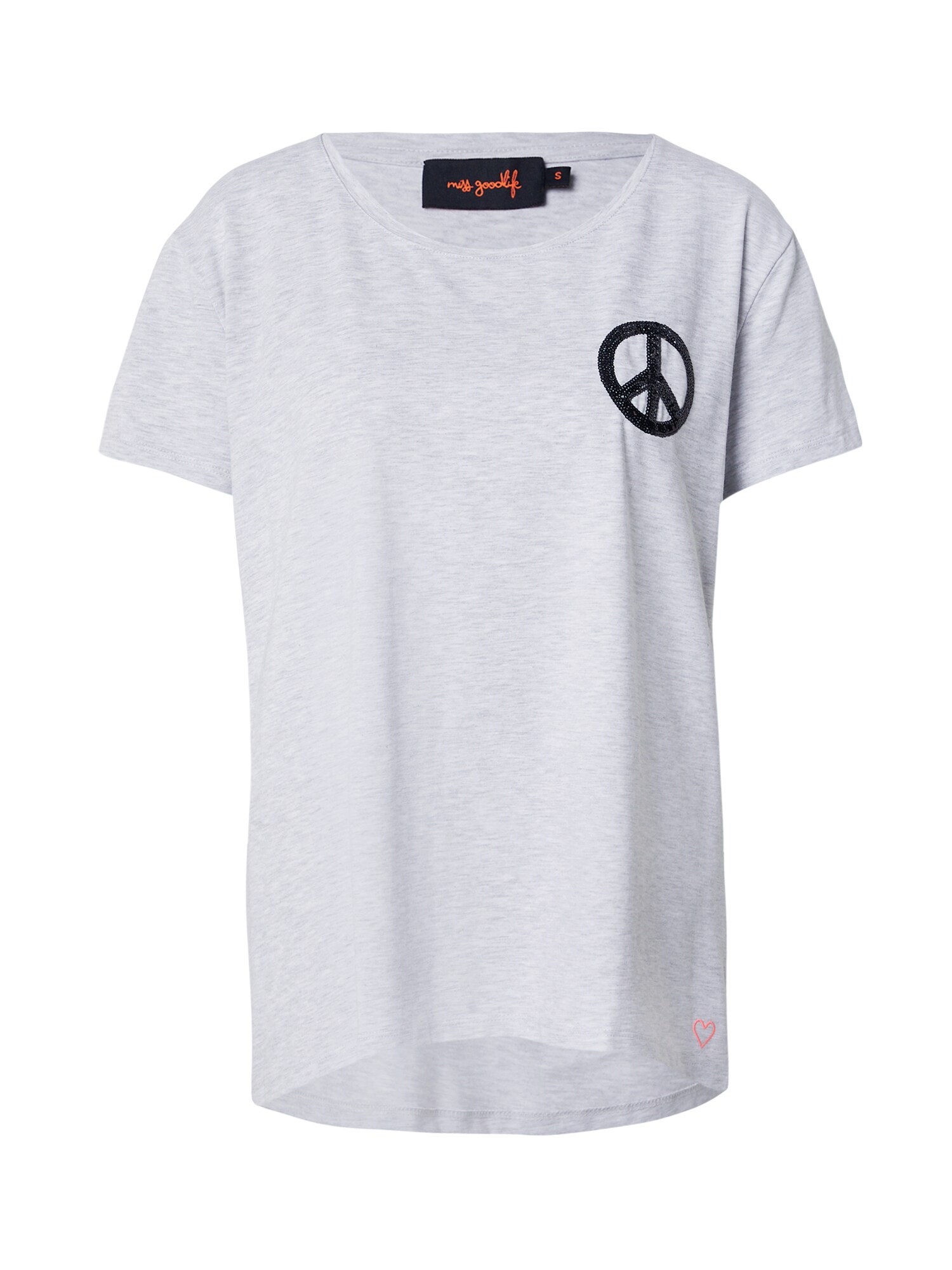 miss goodlife Tricou Balance  gri amestecat / roșu pastel / negru