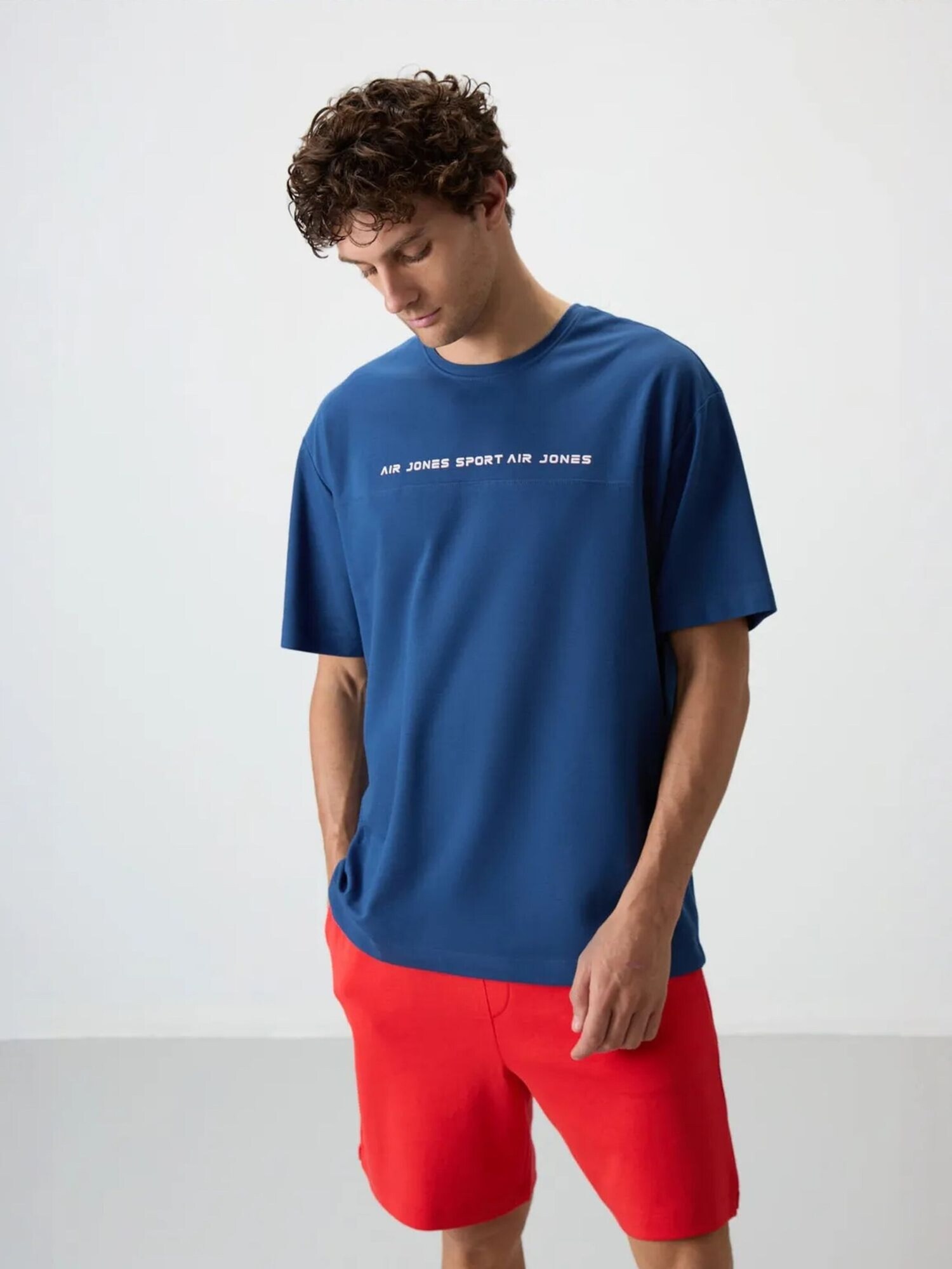 Tommy Life Majica 'T-Shirts' plava melange