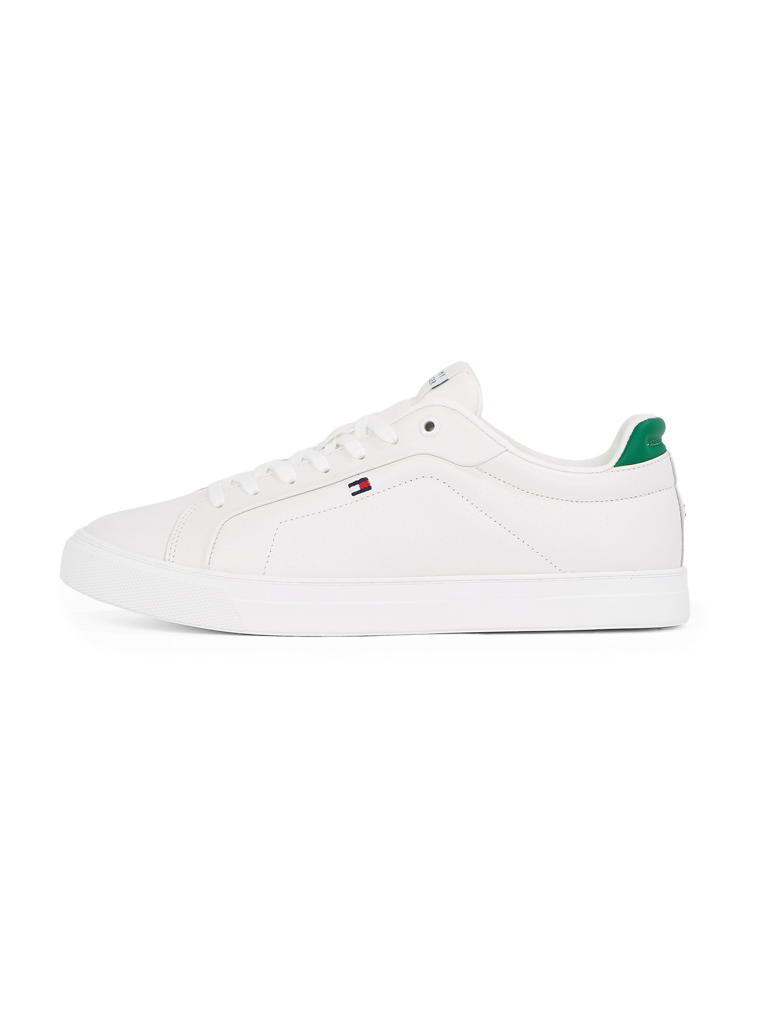 TOMMY HILFIGER Sneaker low Icon Court  verde / alb