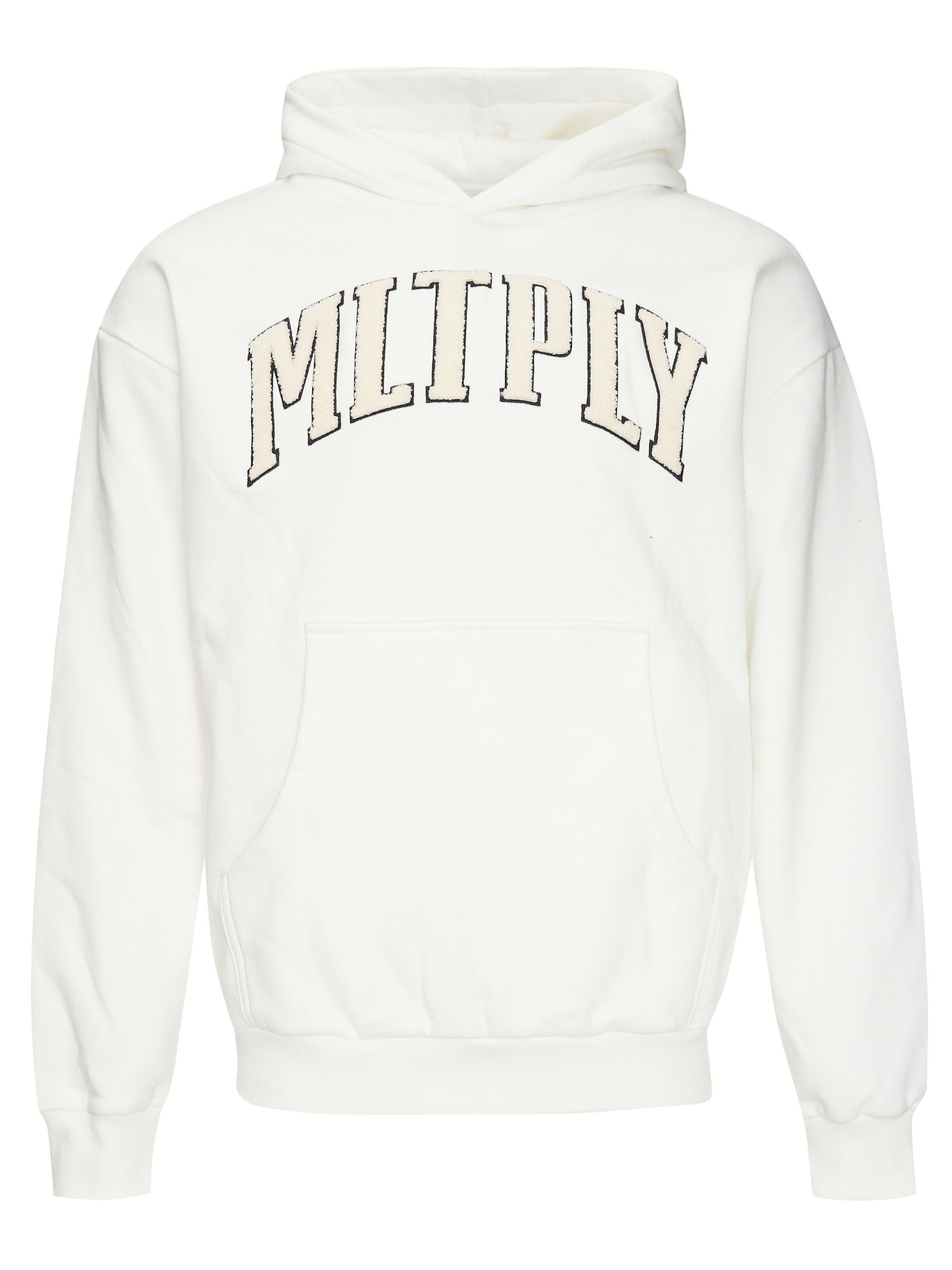 Multiply Apparel Sportisks džemperis bēšs / melns / balts