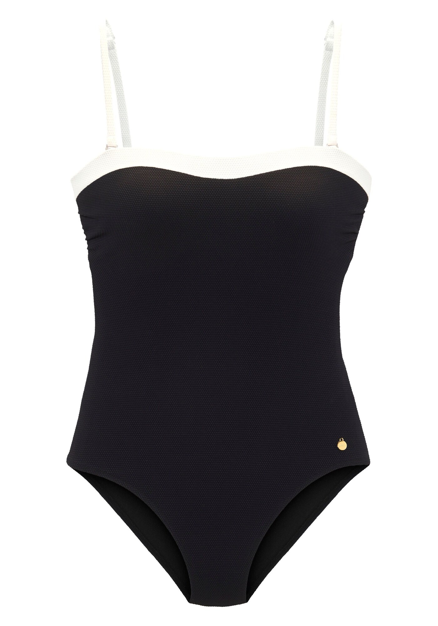 LASCANA Traje de baño  negro / blanco