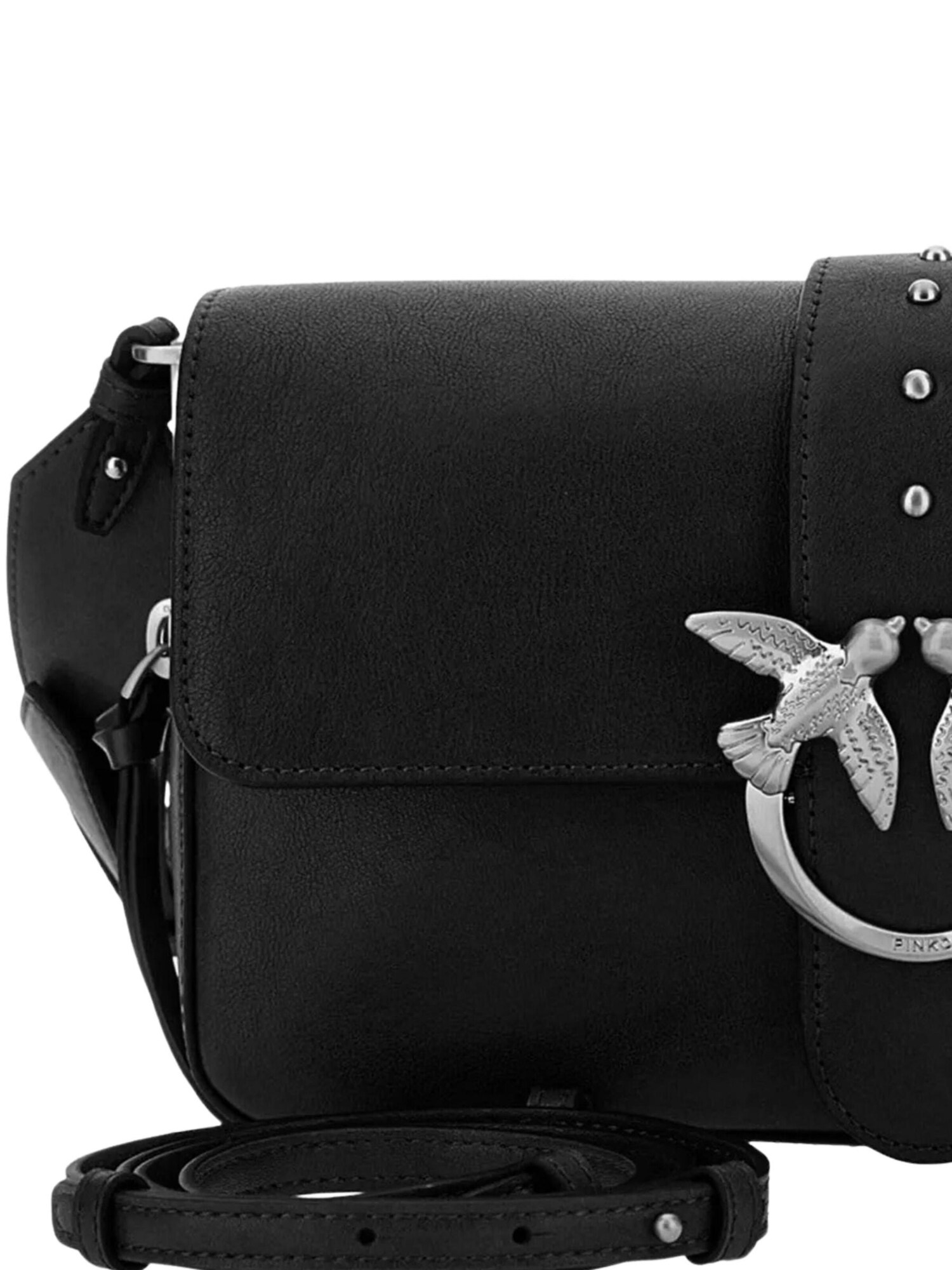 PINKO Bolso de mano 'Love One Slouchy Zip Classic V'  negro – imagen 3