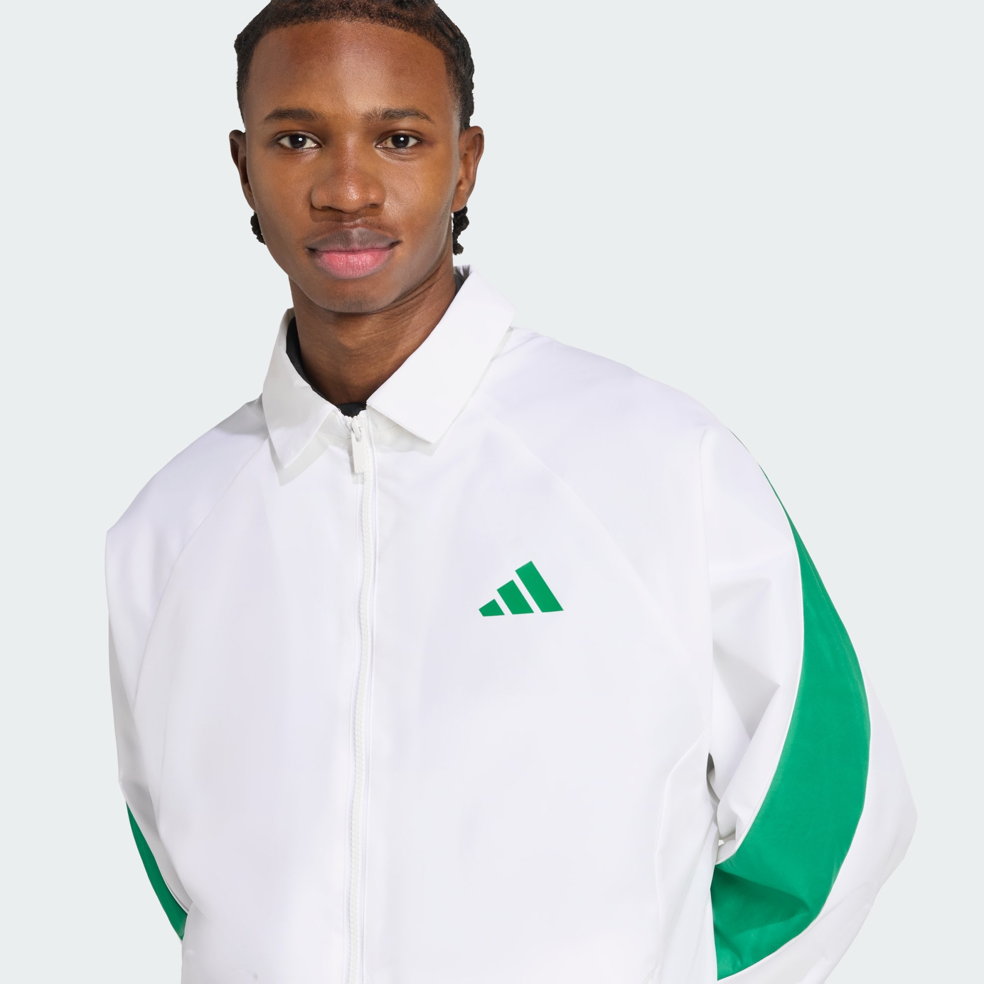 ADIDAS SPORTSWEAR Tréningová bunda 'Stadium' zelená / biela (obrázok 5)