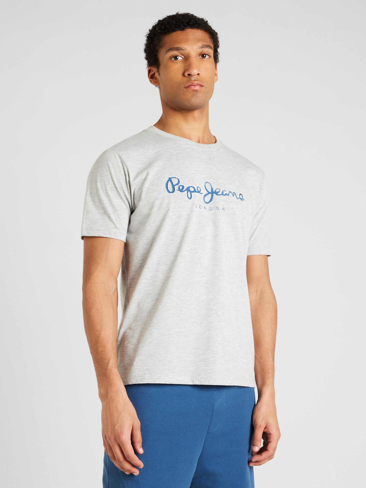 Pepe Jeans Póló  kék / sötétszürke / szürke melír termék 2. képe