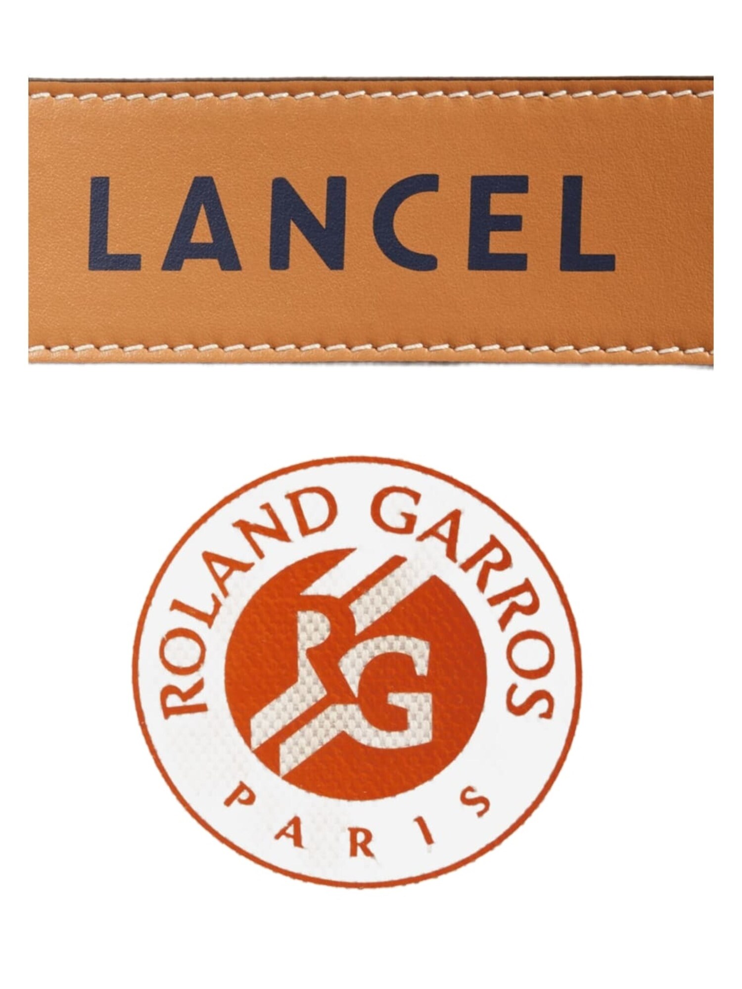 Lancel Bolso de mano 'Lancel Sac voyage Roland Garros Nat/Terre Battue Femme' negro – imagen 2