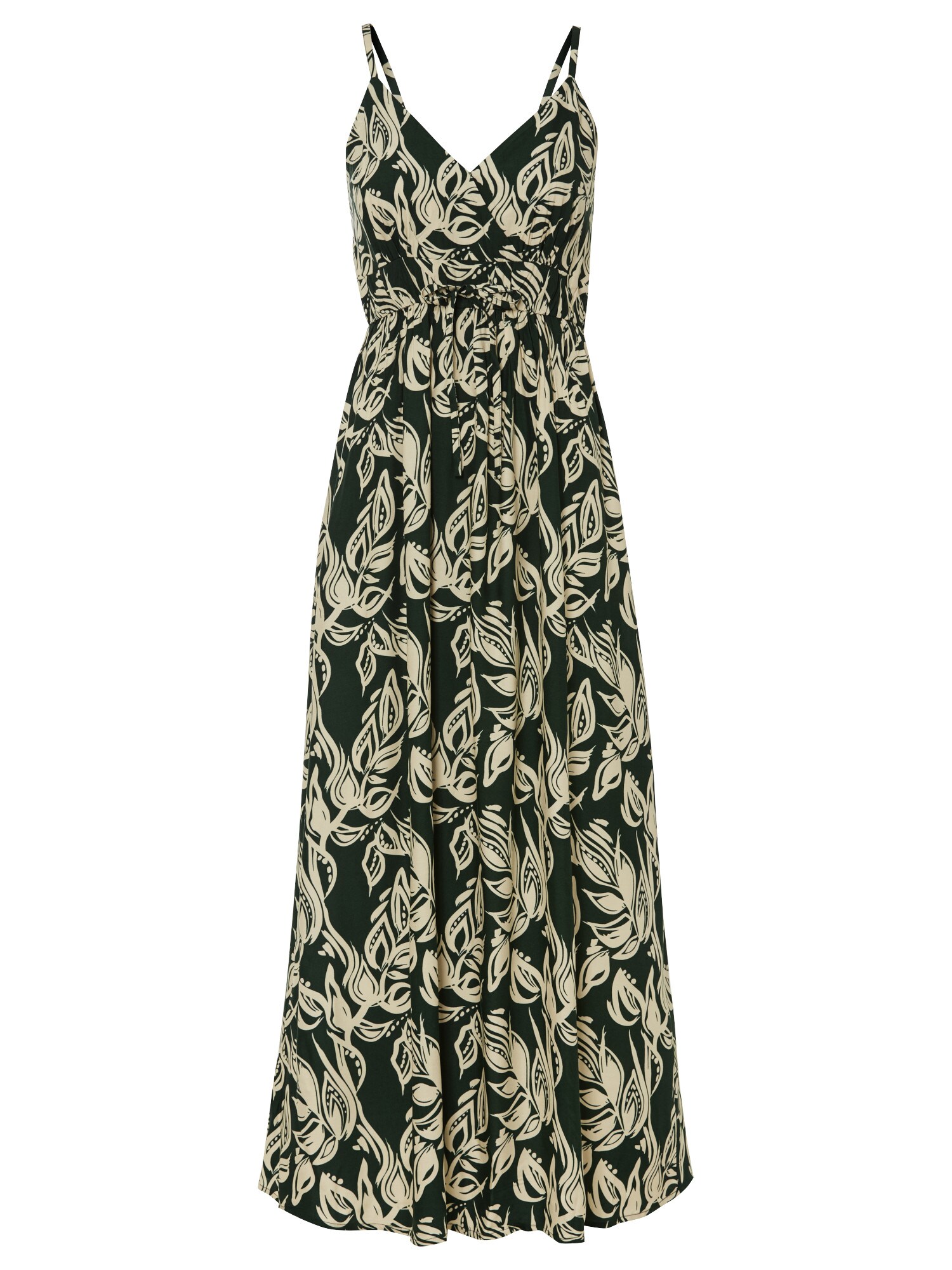 bonprix Rochie de vară galben / verde închis