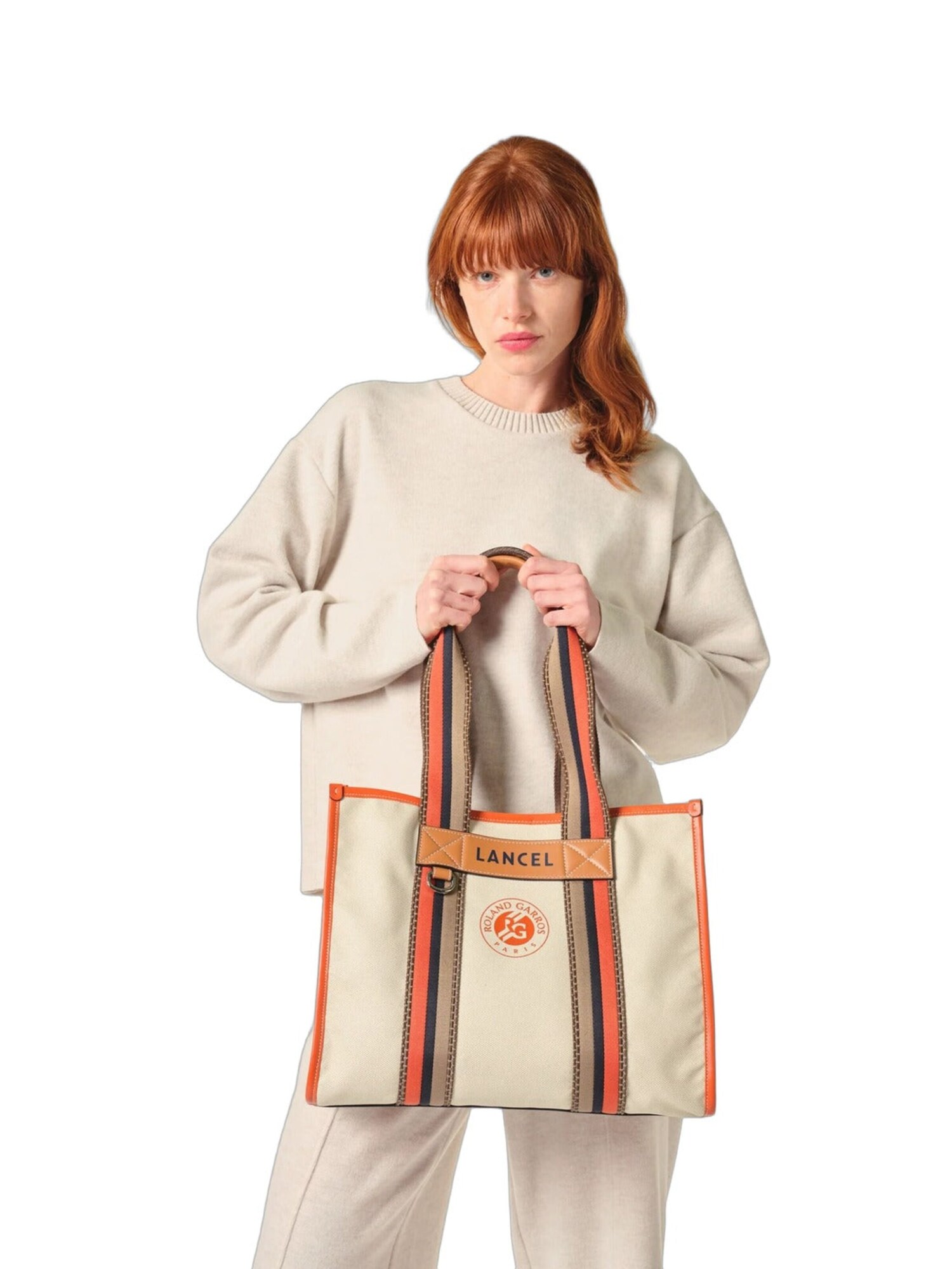Lancel Shopper 'Roland Garros'  marrón