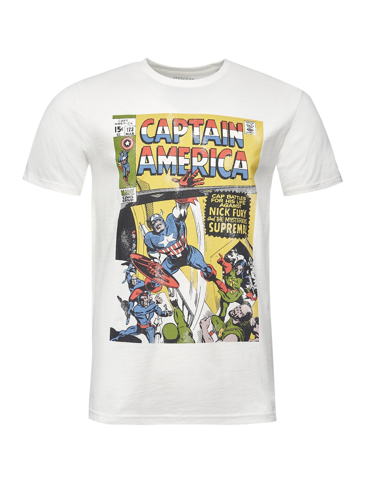 Recovered T-Krekls 'Captain America Battles' nebalināts / jauktu krāsu