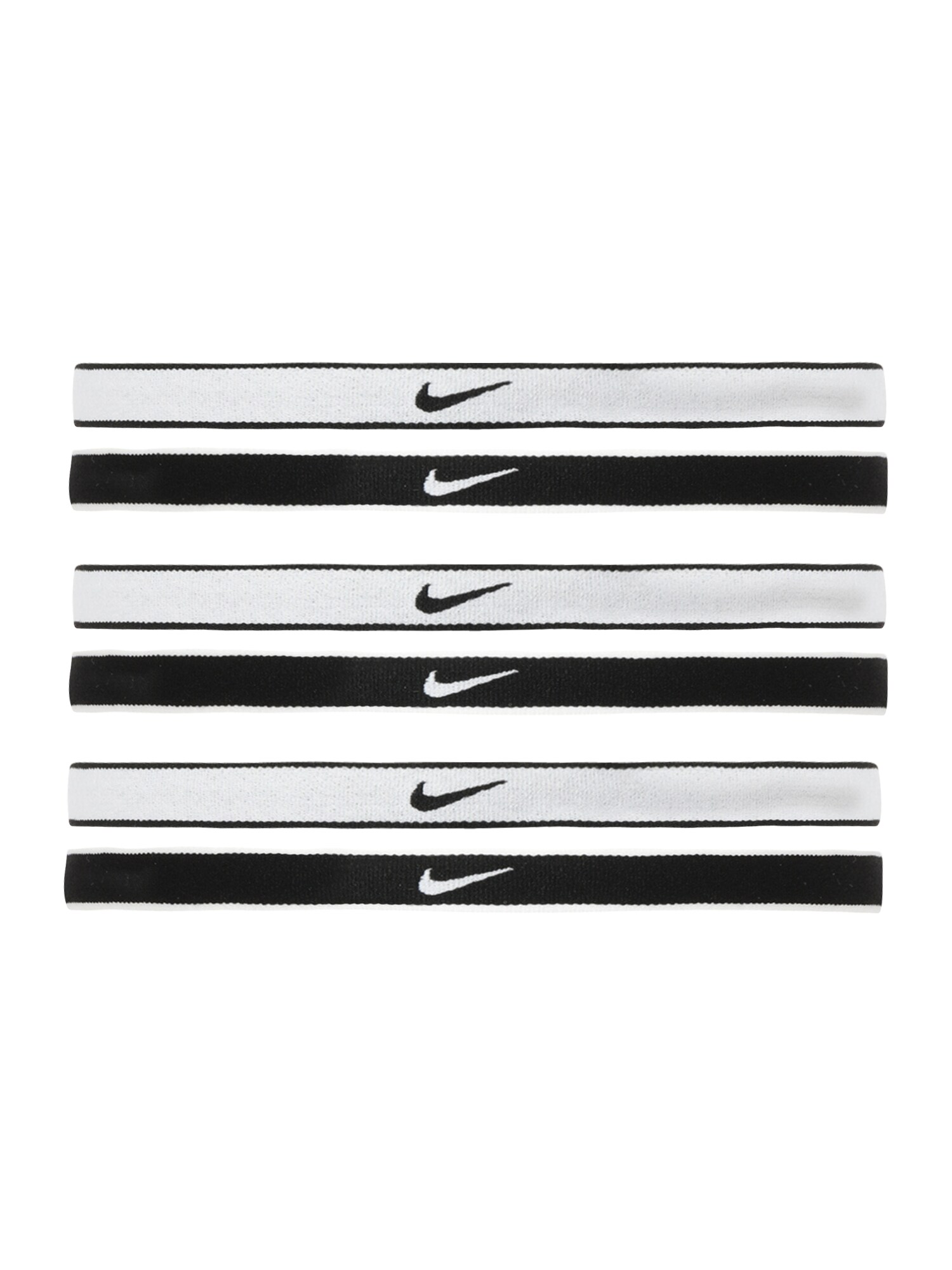 NIKE Accessoires Sport fejpánt 'Swoosh'  fekete / fehér termék 2. képe