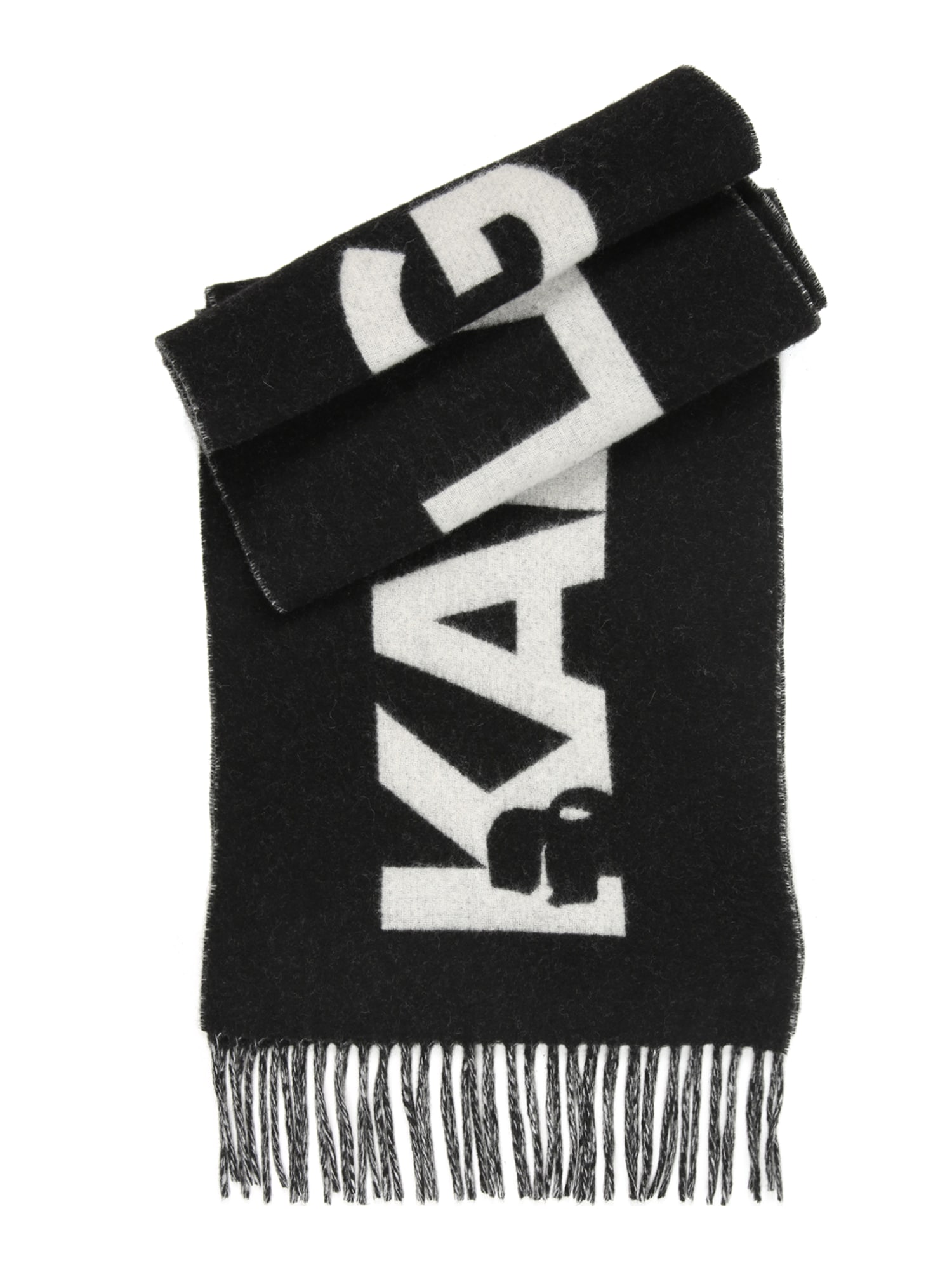 Karl Lagerfeld Sál 'Essential'  fekete / fehér akciós termékkép 1