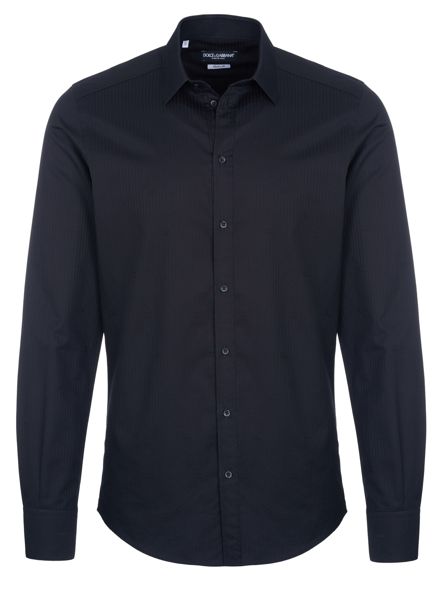 DOLCE & GABBANA Camiseta 'Dolce & Gabbana GOLD Hemd schwarz'  negro