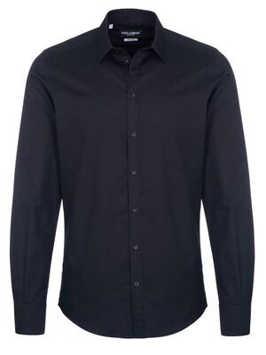 DOLCE & GABBANA Camiseta 'Dolce & Gabbana GOLD Hemd schwarz'  negro