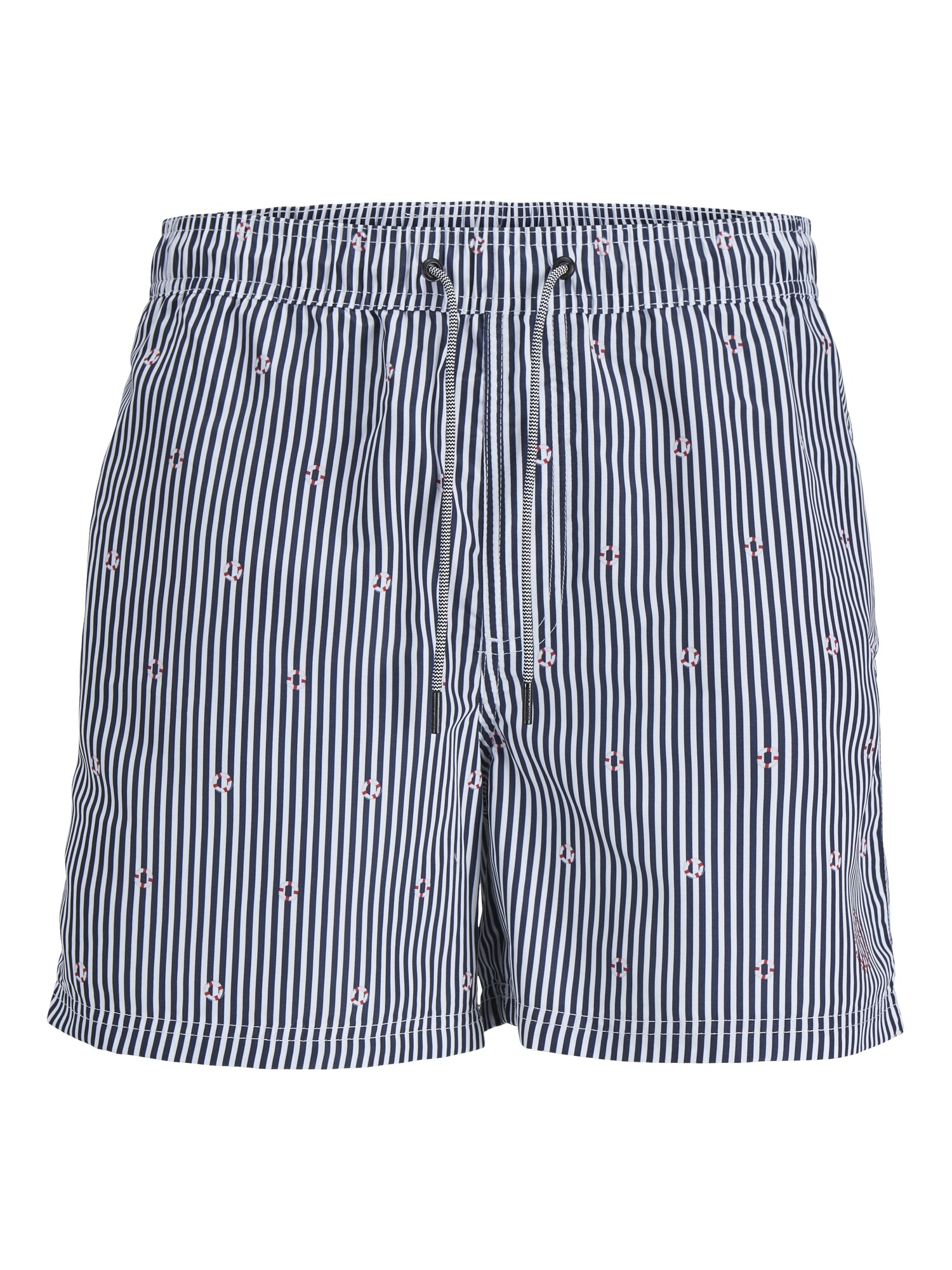 JACK & JONES Șorturi de baie JPSTFiji albastru marin / roșu / alb