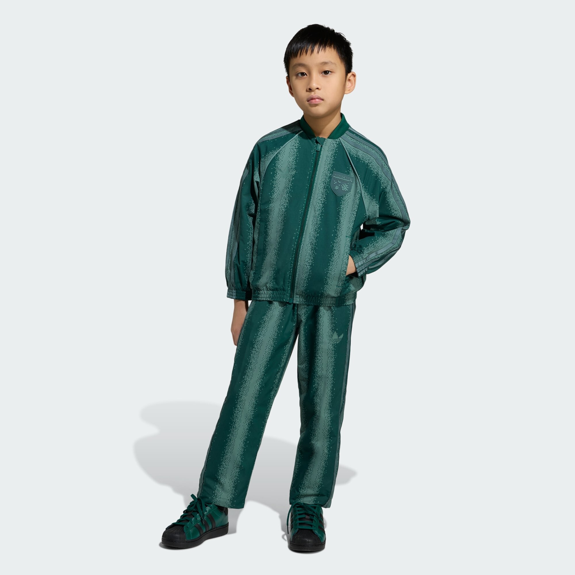 ADIDAS ORIGINALS Ropa para correr 'Minecraft Sst' verde / verde pastel – imagen 2