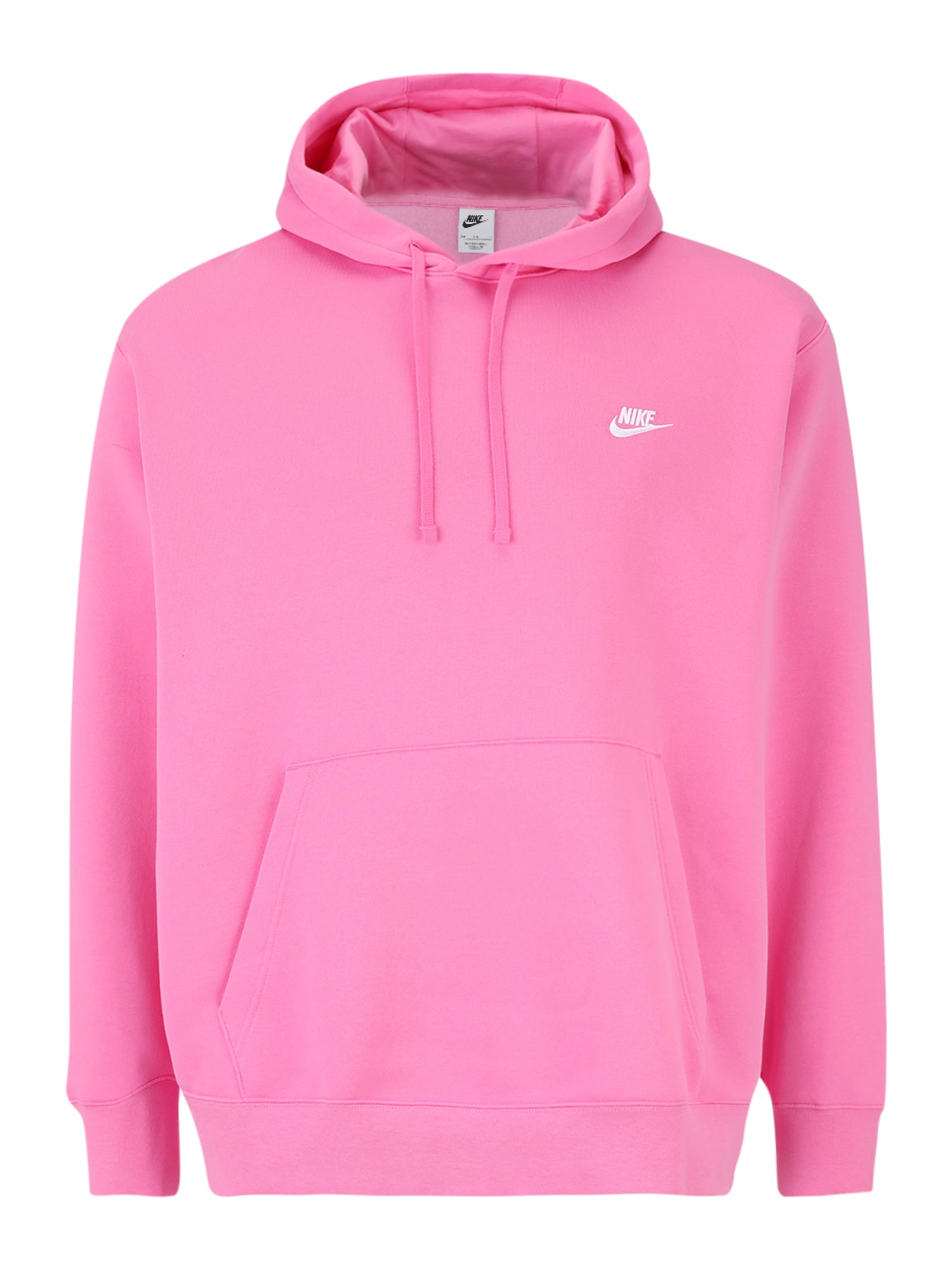 Nike Sportswear Mikina 'Club Fleece'  ružová / biela