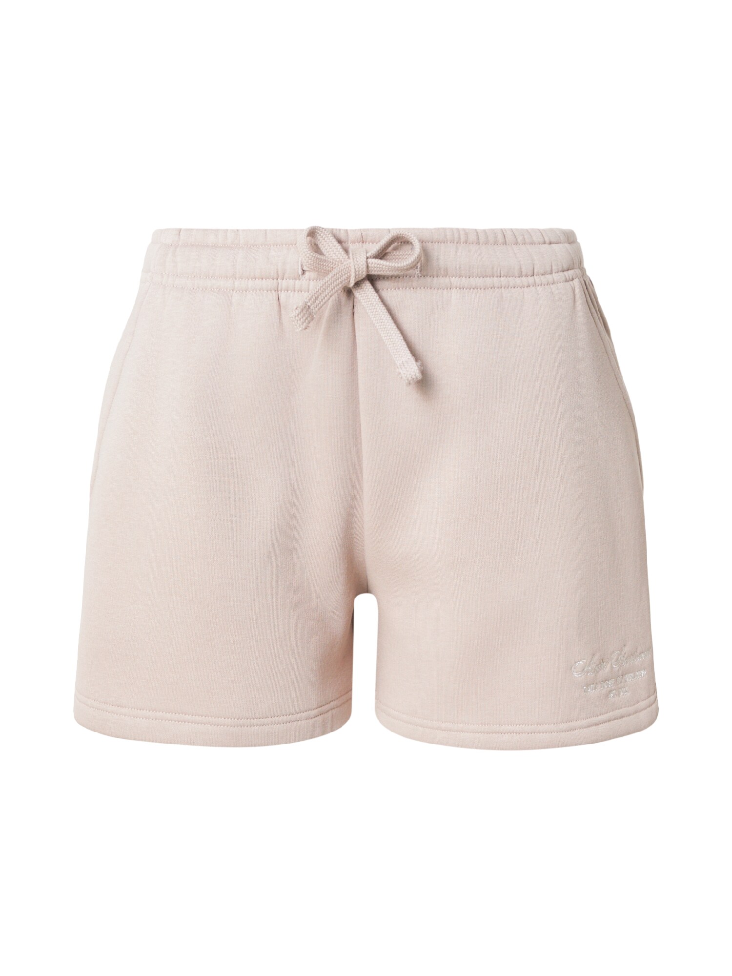Aimn Pantaloni sport Script alb kitt / alb