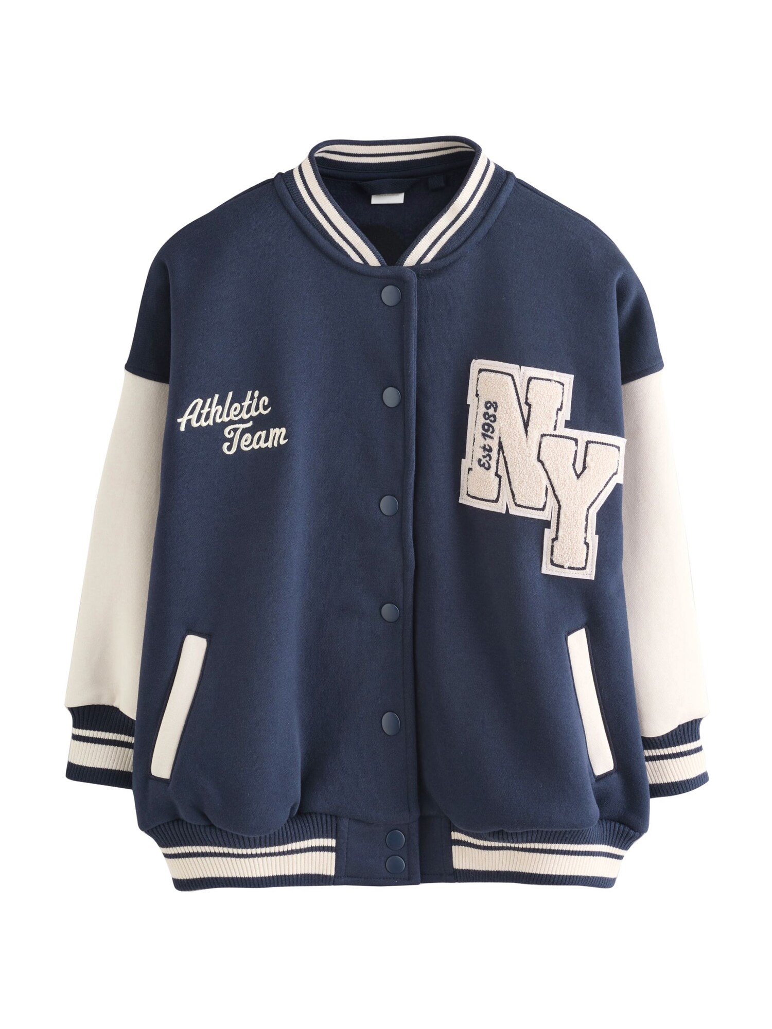 Next Geacă de primăvară-toamnă  bej / bleumarin