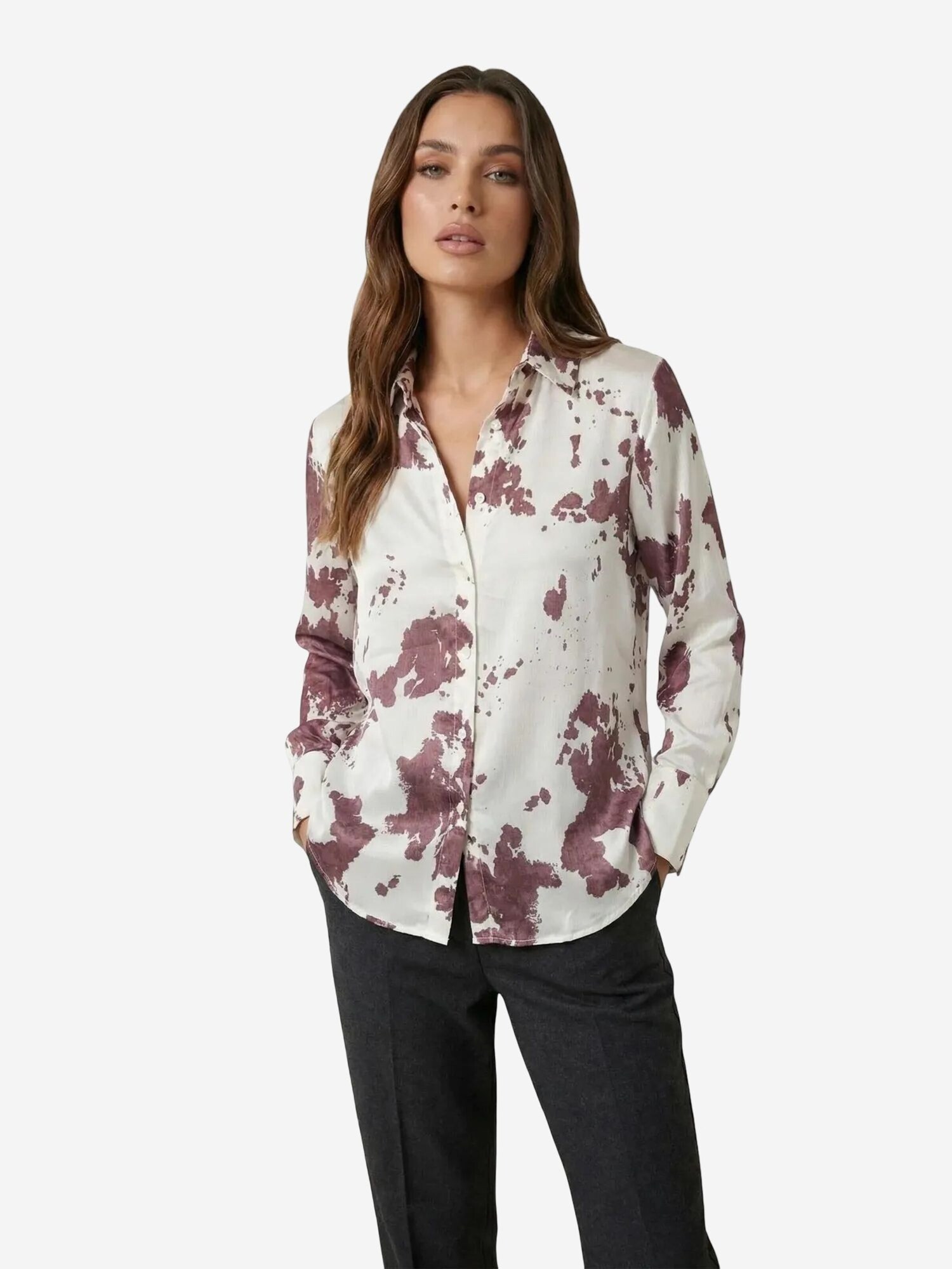 My fashion Bluza boja pijeska / burgund