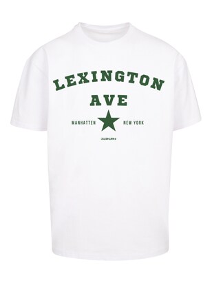 F4NT4STIC Shirt ‘Lexington Ave’ Donkergroen / Wit