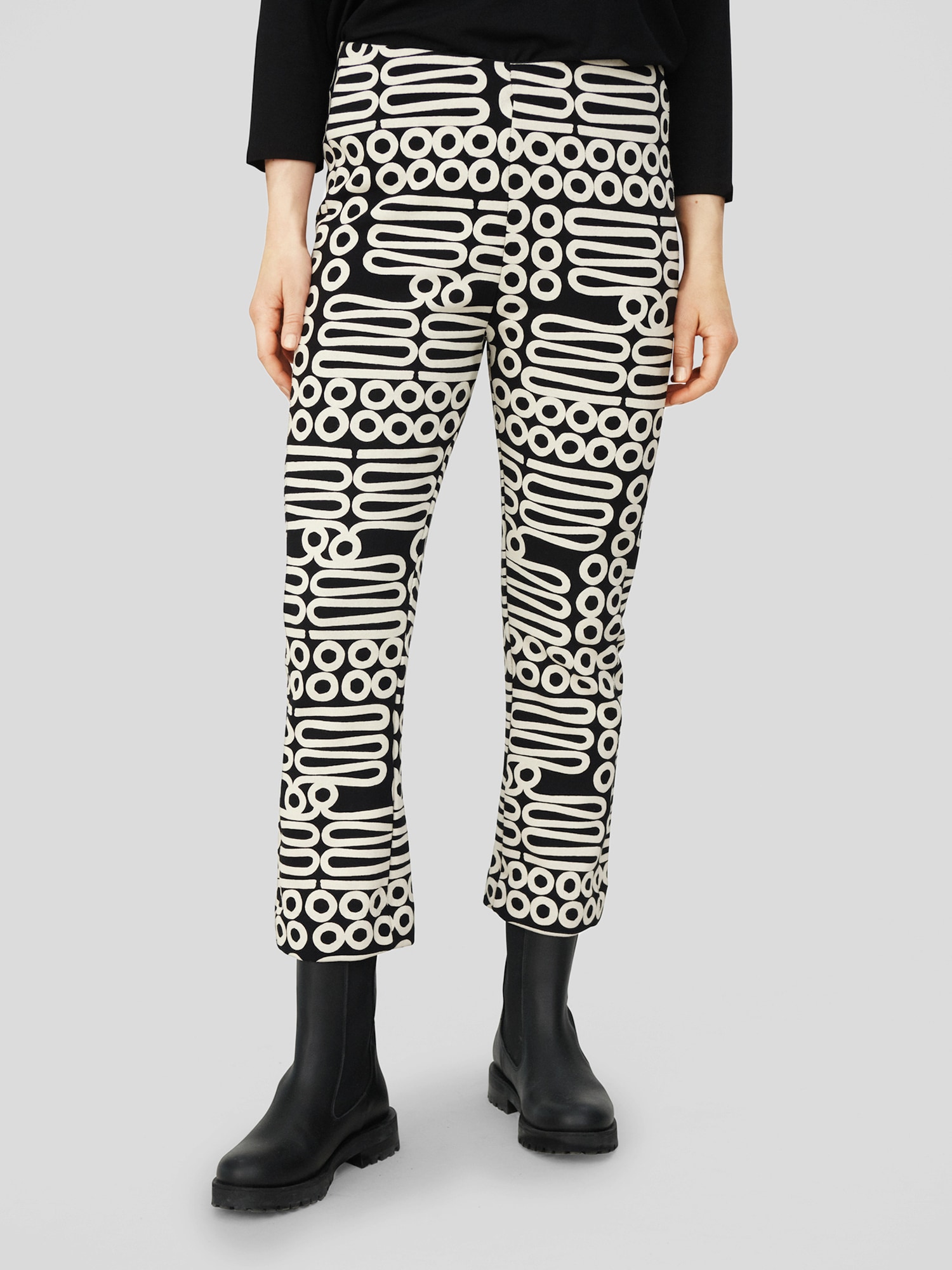 Masai Pantalon  noir / blanc