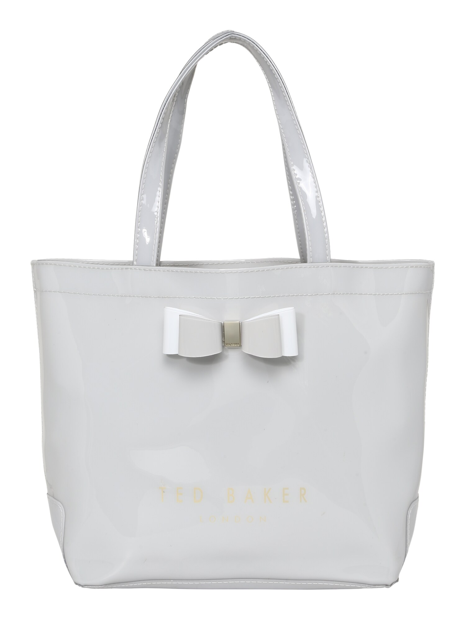 Ted Baker Pirkinių krepšys  pilka / balta