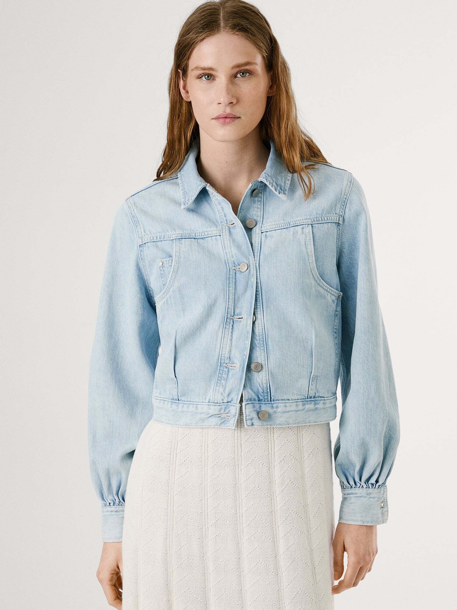 Pepe Jeans Chaqueta de entretiempo 'Madeline' azul claro – imagen 2