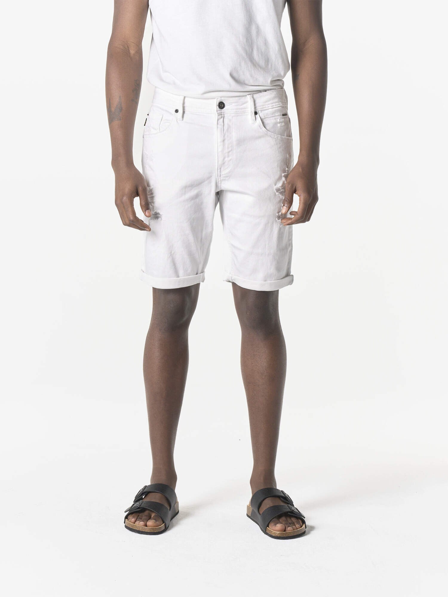 KOROSHI Jeans  alb