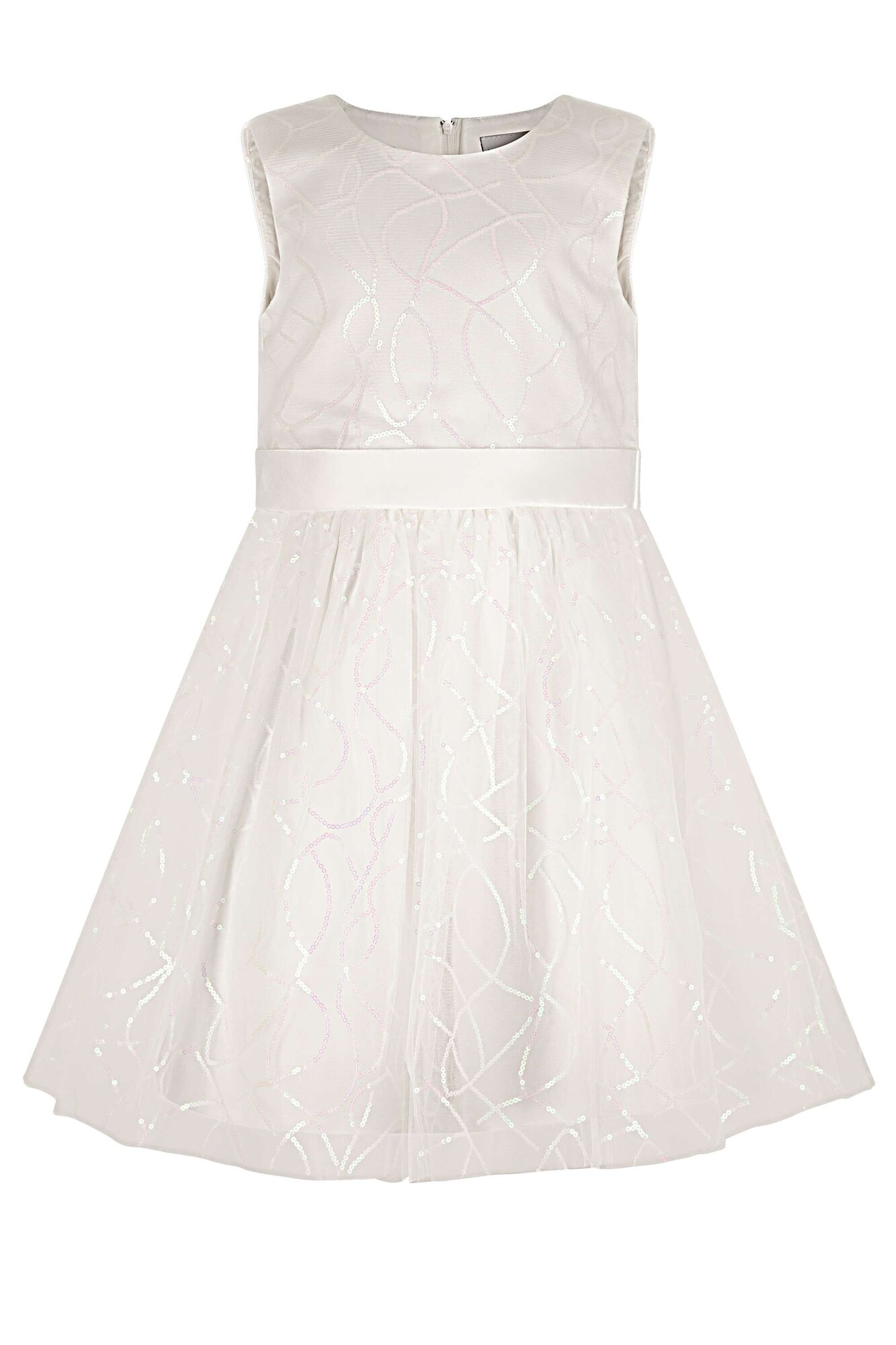 happy girls Rochie  ecru