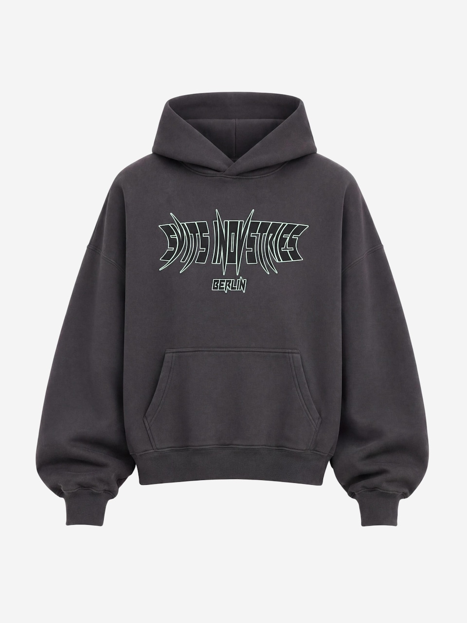 Sweatshirt 'Spike Hoodie Anthrazit'