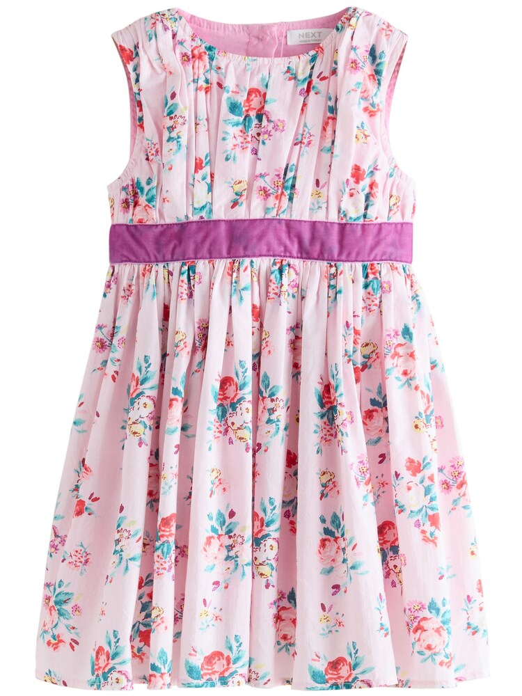 Next Kleid Mädchen Größe 92 jade / pastelllila / dunkellila / knallrot