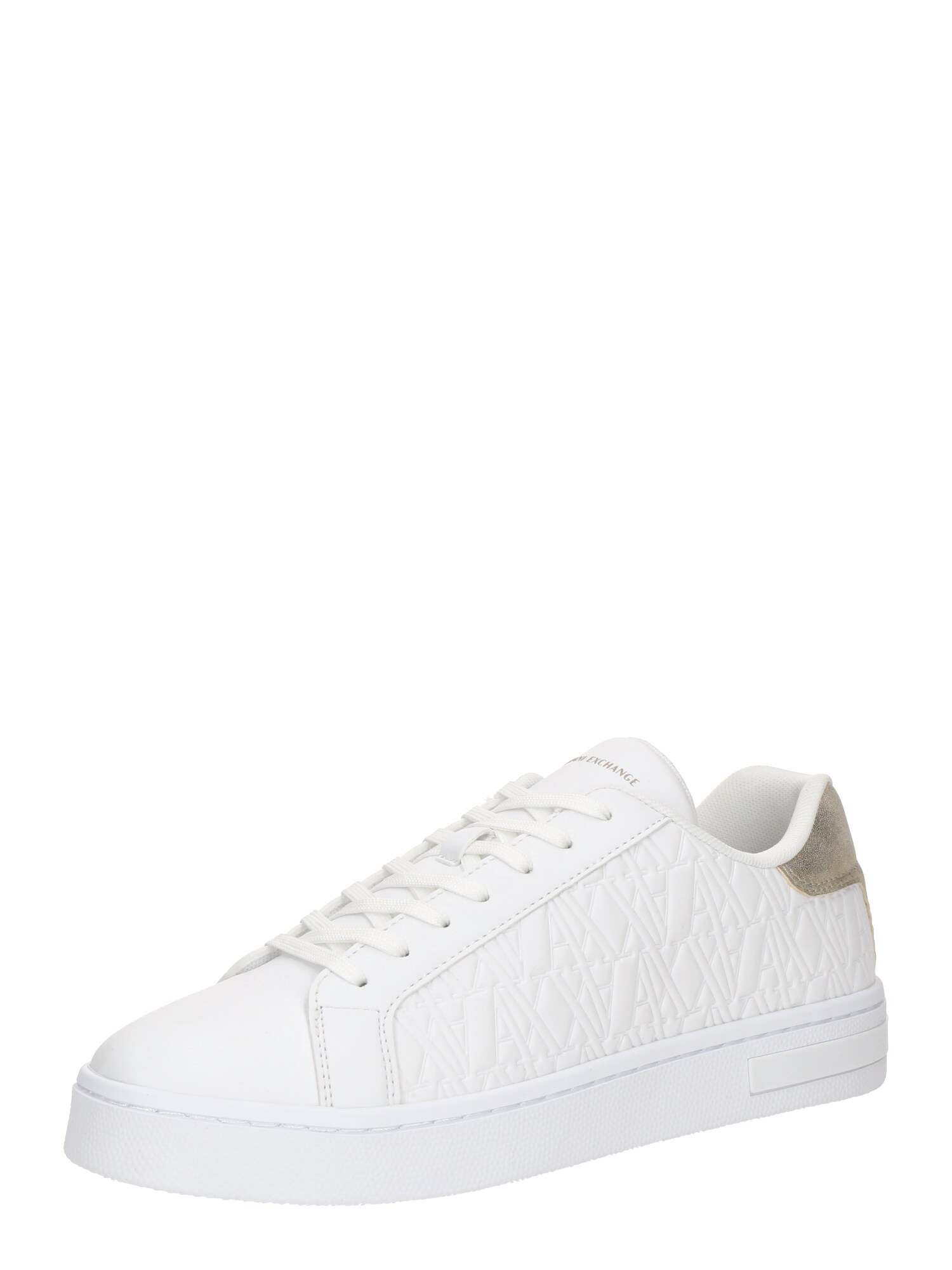 ARMANI EXCHANGE Sneaker low  auriu / alb