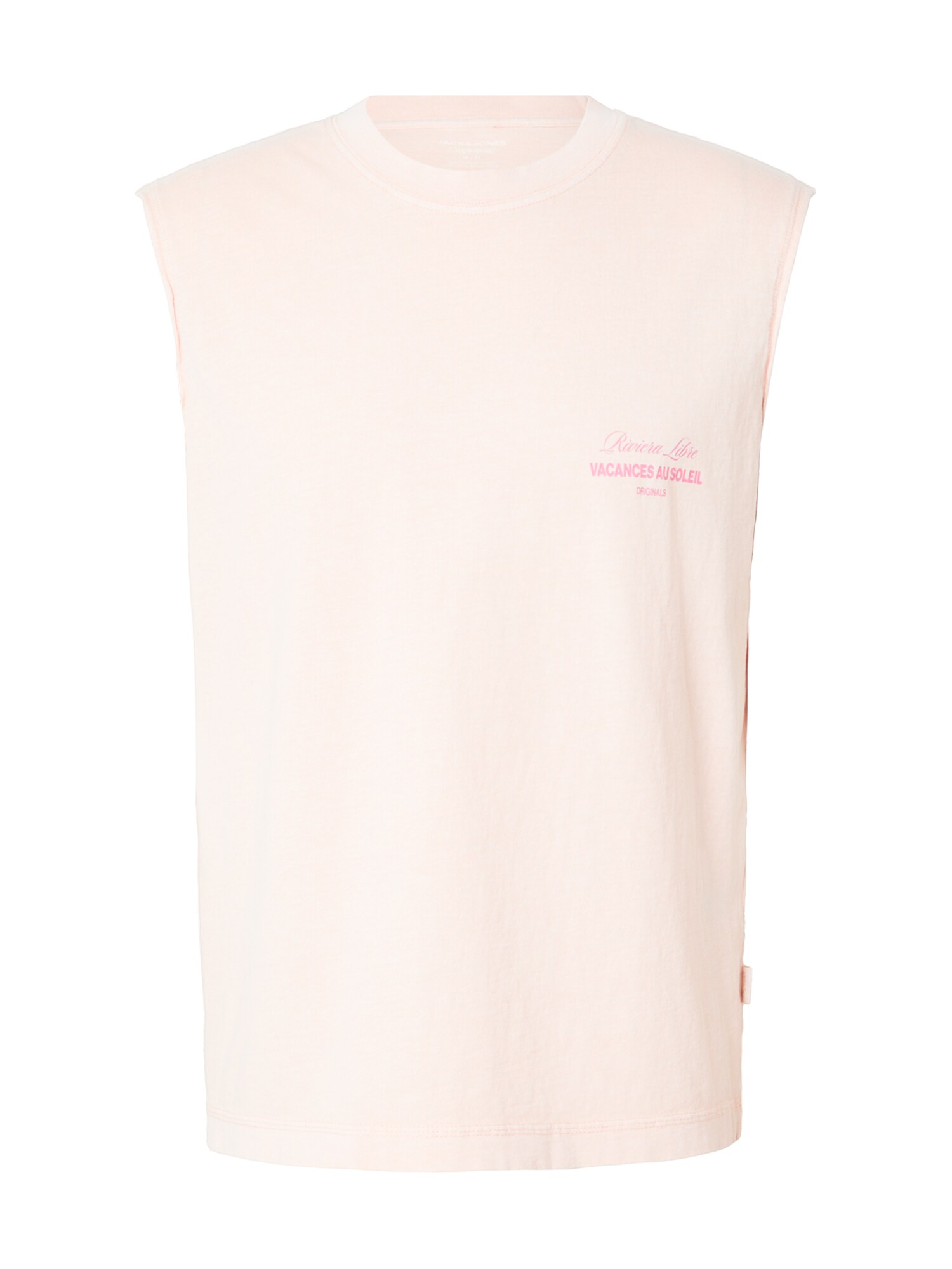JACK & JONES Tričko 'JORCASSIS'  broskyňová / svetloružová