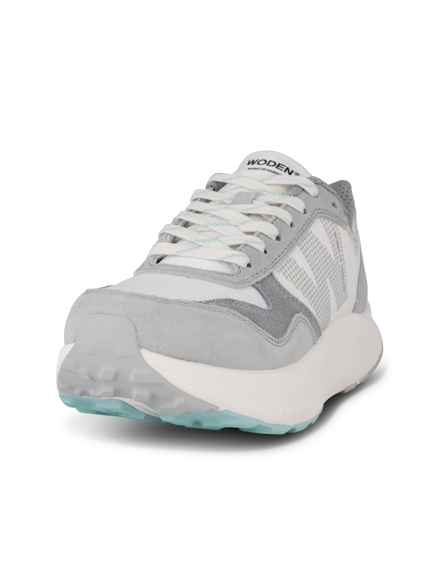 Woden Sneakers Laag 'Mathilde' Grijs / Lichtgrijs