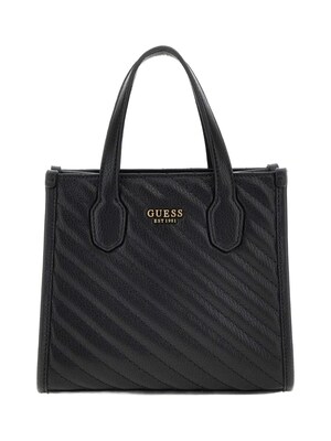 GUESS Bolso de mano 'Silvana 2 Comp Tote'  negro