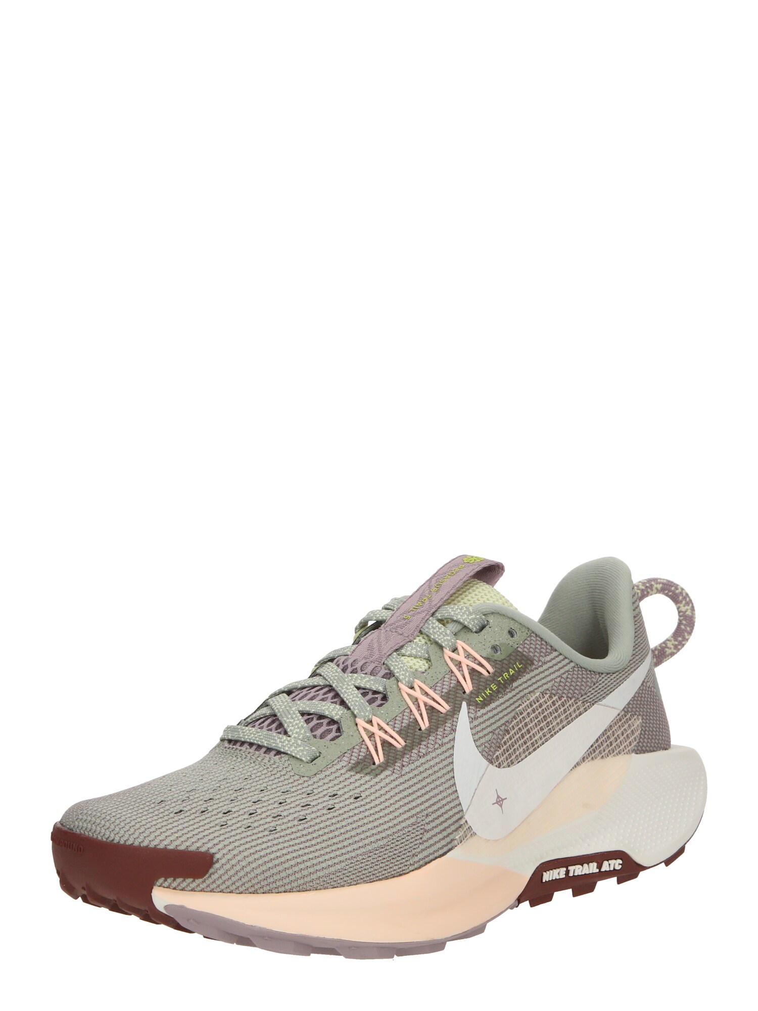 NIKE Lave sko 'ReactX Pegasus Trail 5'  pastelgrøn / pastellilla / lyserød / hvid