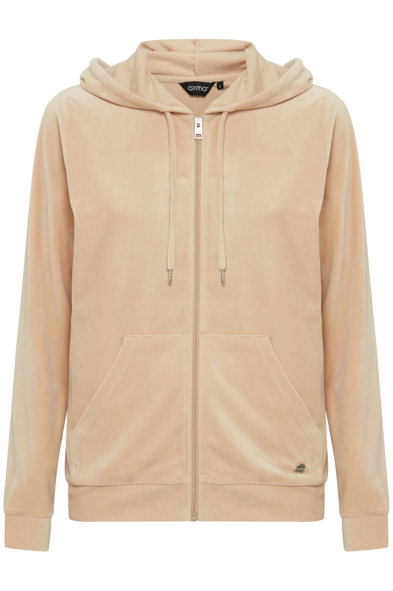 Oxmo Sudadera con cremallera 'Itanna'  arena