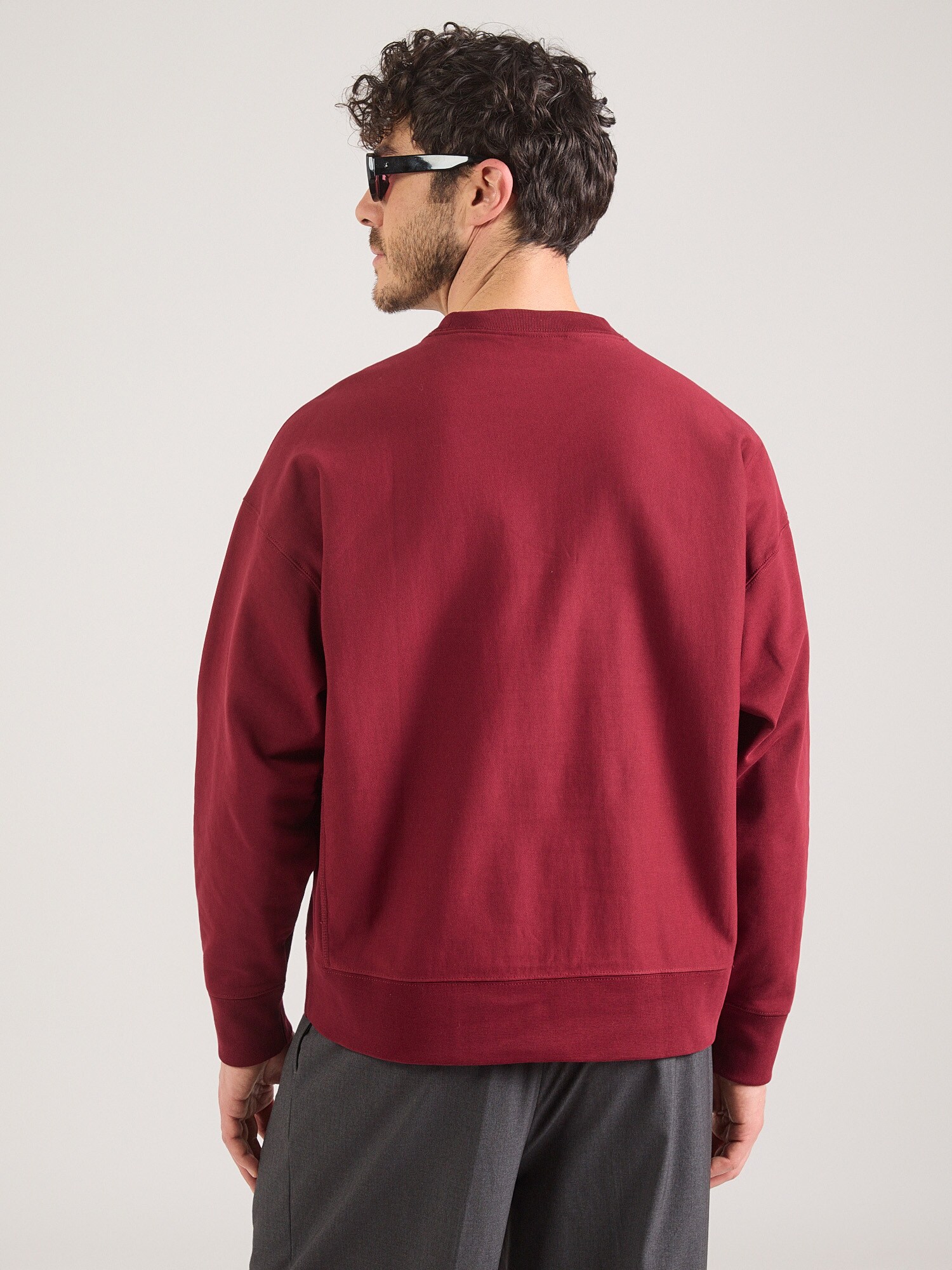 Calvin Klein Jeans Sudadera  rojo oscuro – imagen 4
