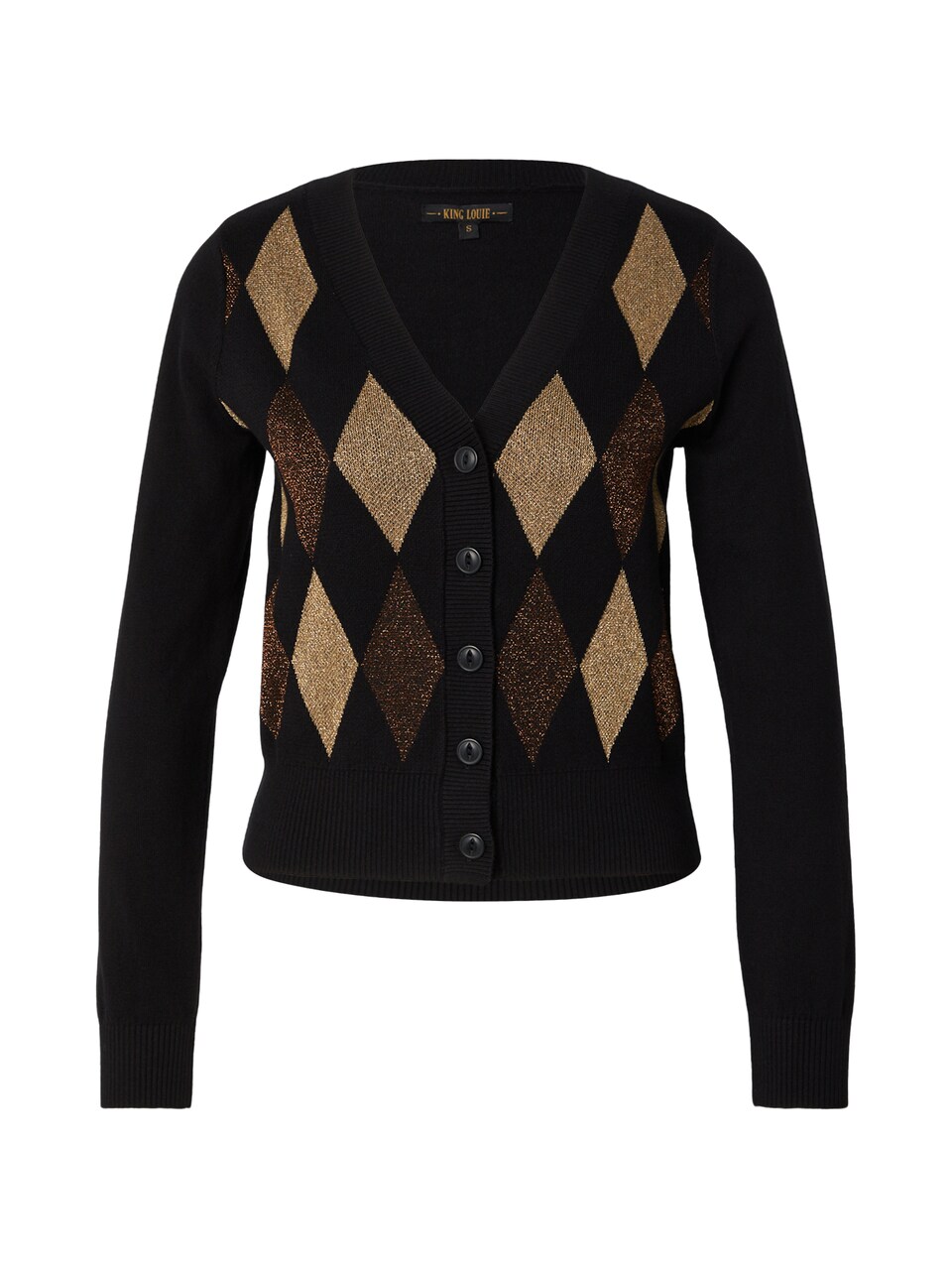Kofta 'Cardi V' brons / guld