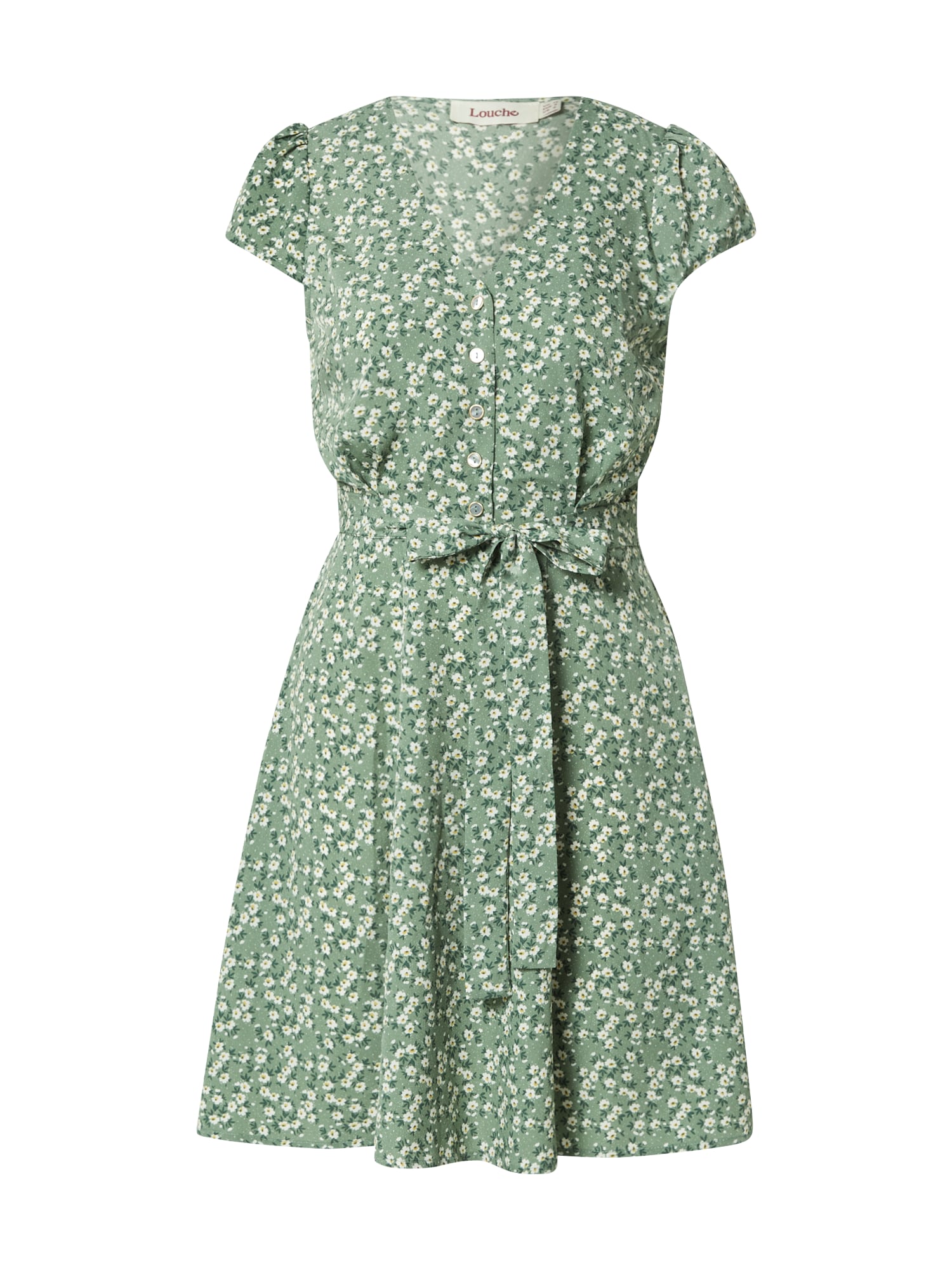 Louche Palaidinės tipo suknelė 'CATHLEEN' žalia / mėtų spalva / balta / geltona