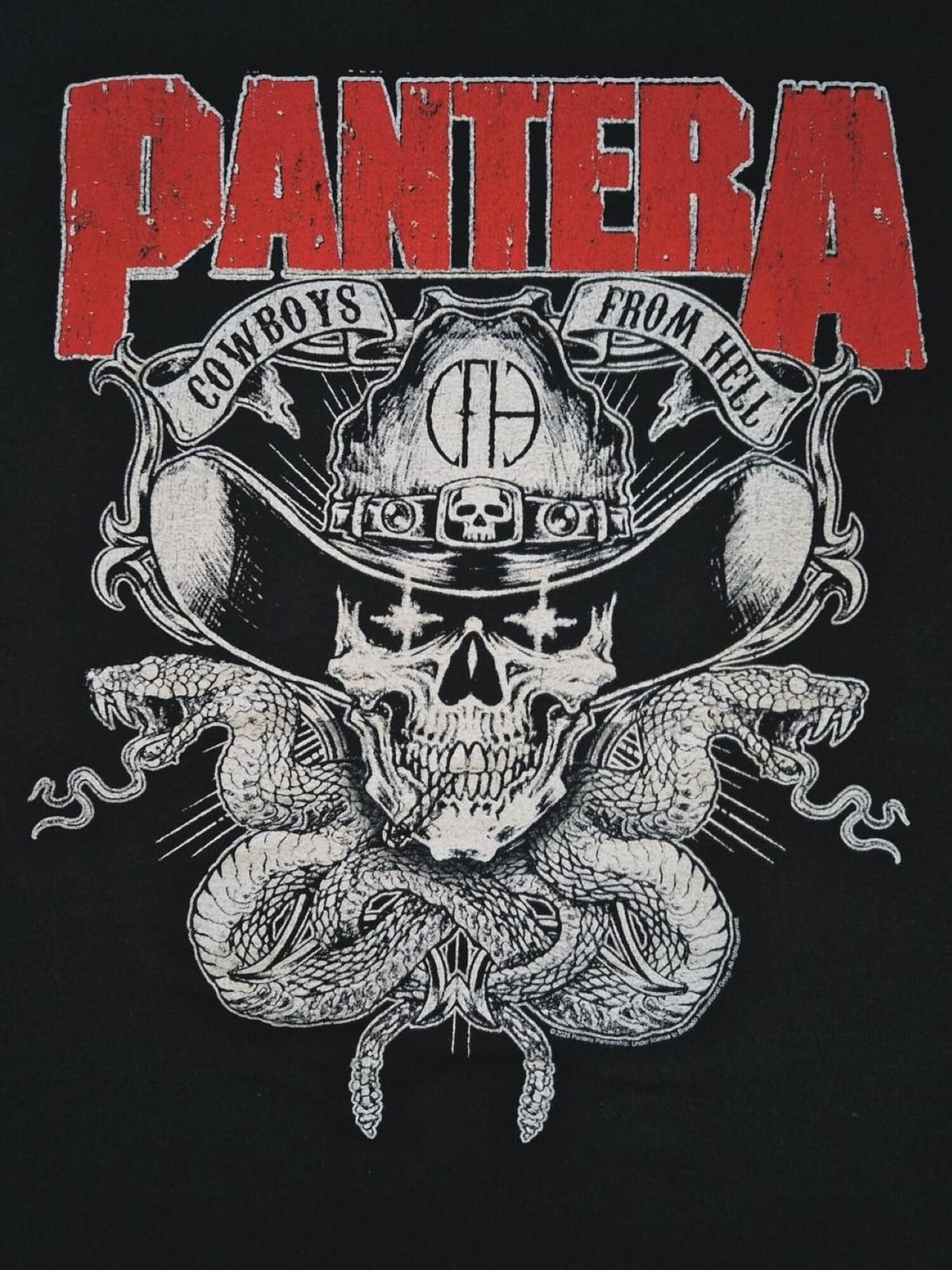 PANTERA Camiseta 'Pantera Cowboys From Hell T-Shirt'  negro – imagen 4